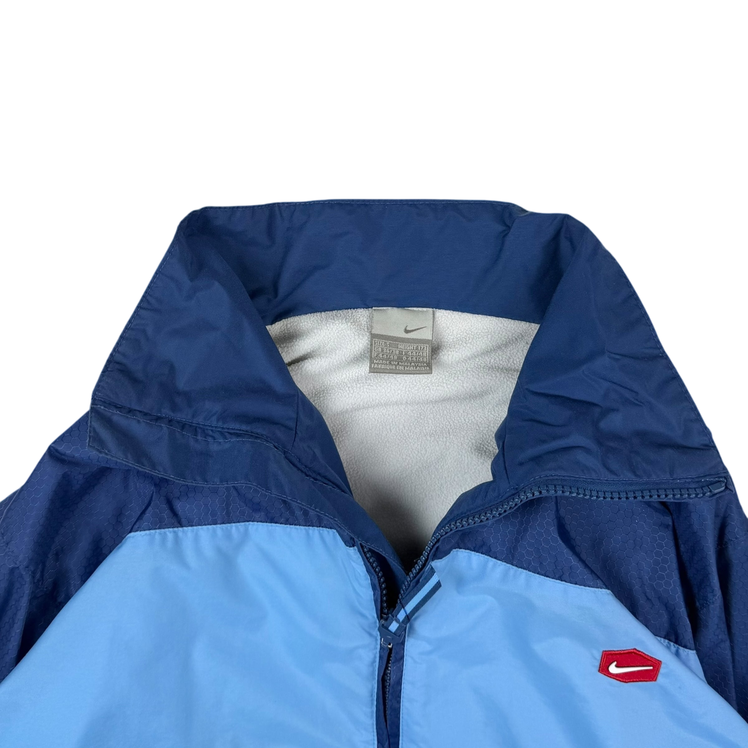 Nike 00s Hex Logo Insulated Track Jacket White/Blue (part of set) (Fits S-M) thumbnail 2