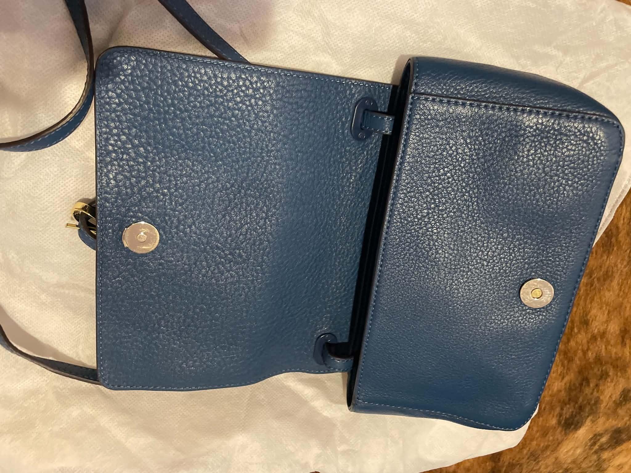 Tory Burch Blue Thea Flat Wallet Crossbody Bag thumbnail 2