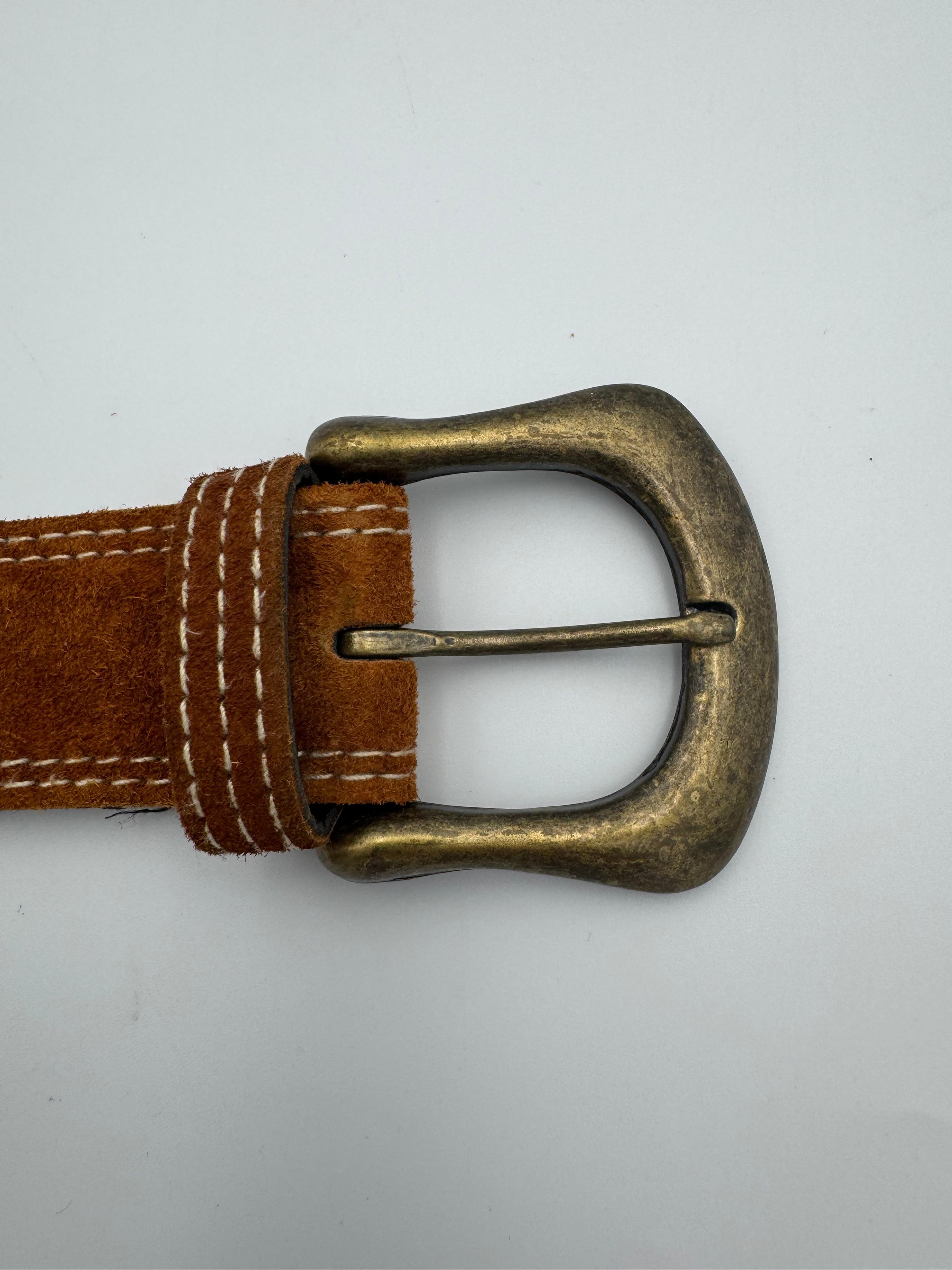 Harris & McCall tan western belt - size L thumbnail 5