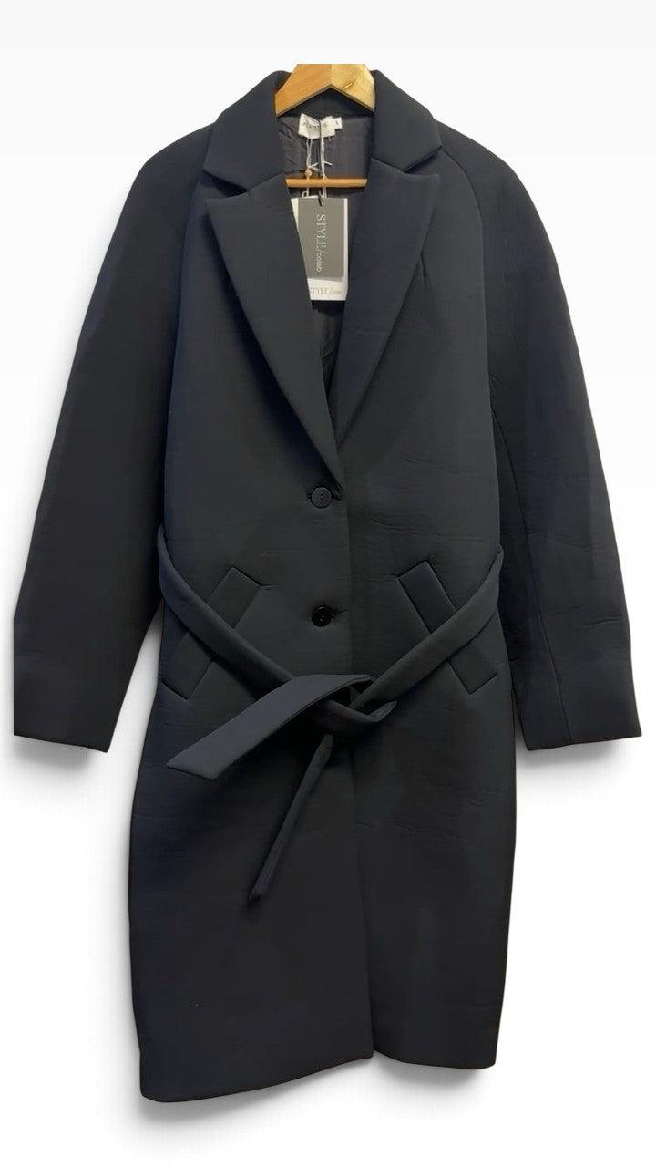 Flannel Black Coat L