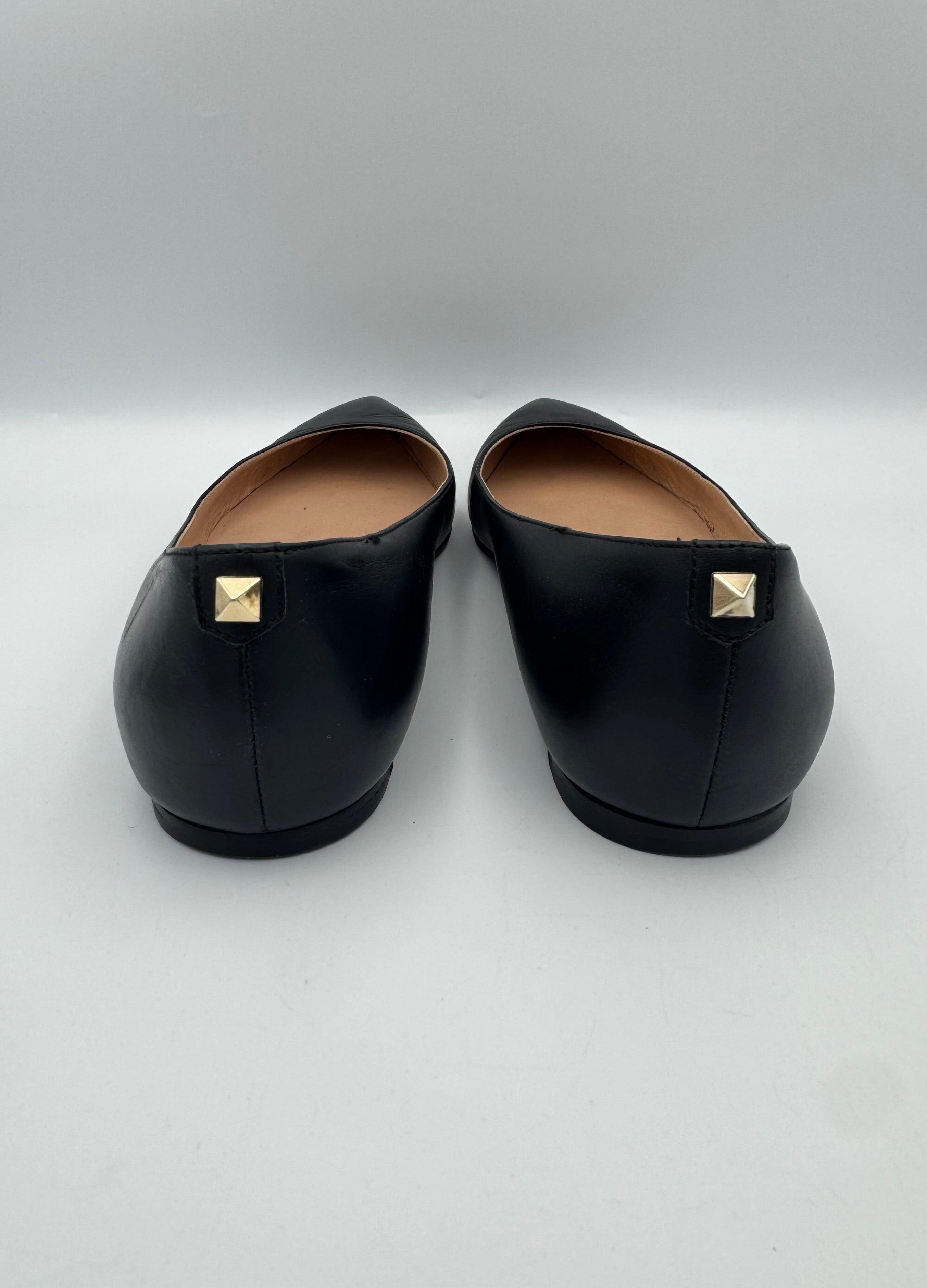 Valentino Black Ballet Flats Size 37 thumbnail 10