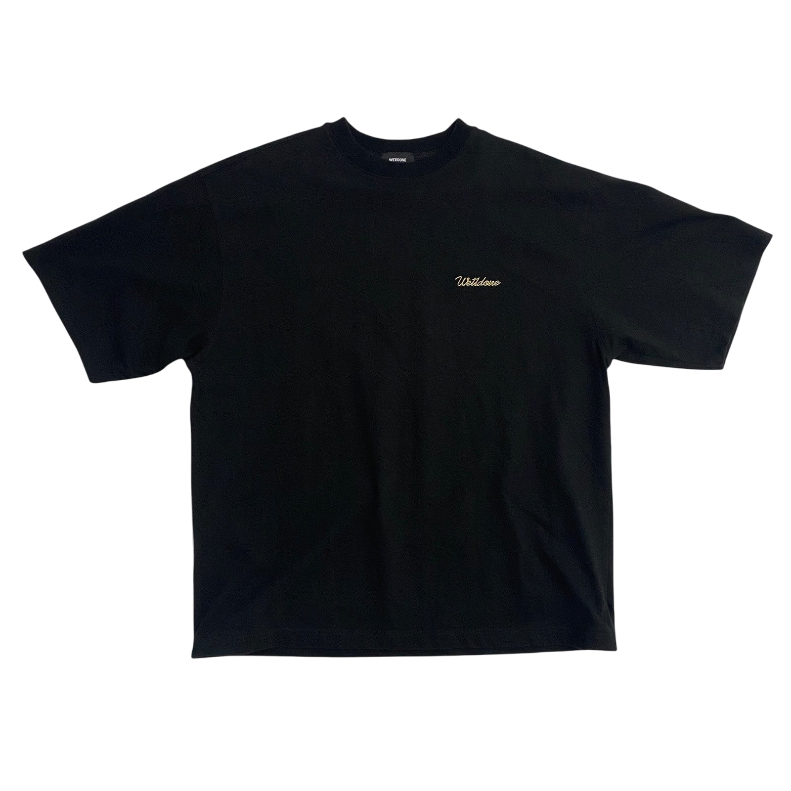 We11done Heavyweight T-Shirt Black (Fits L-XL)