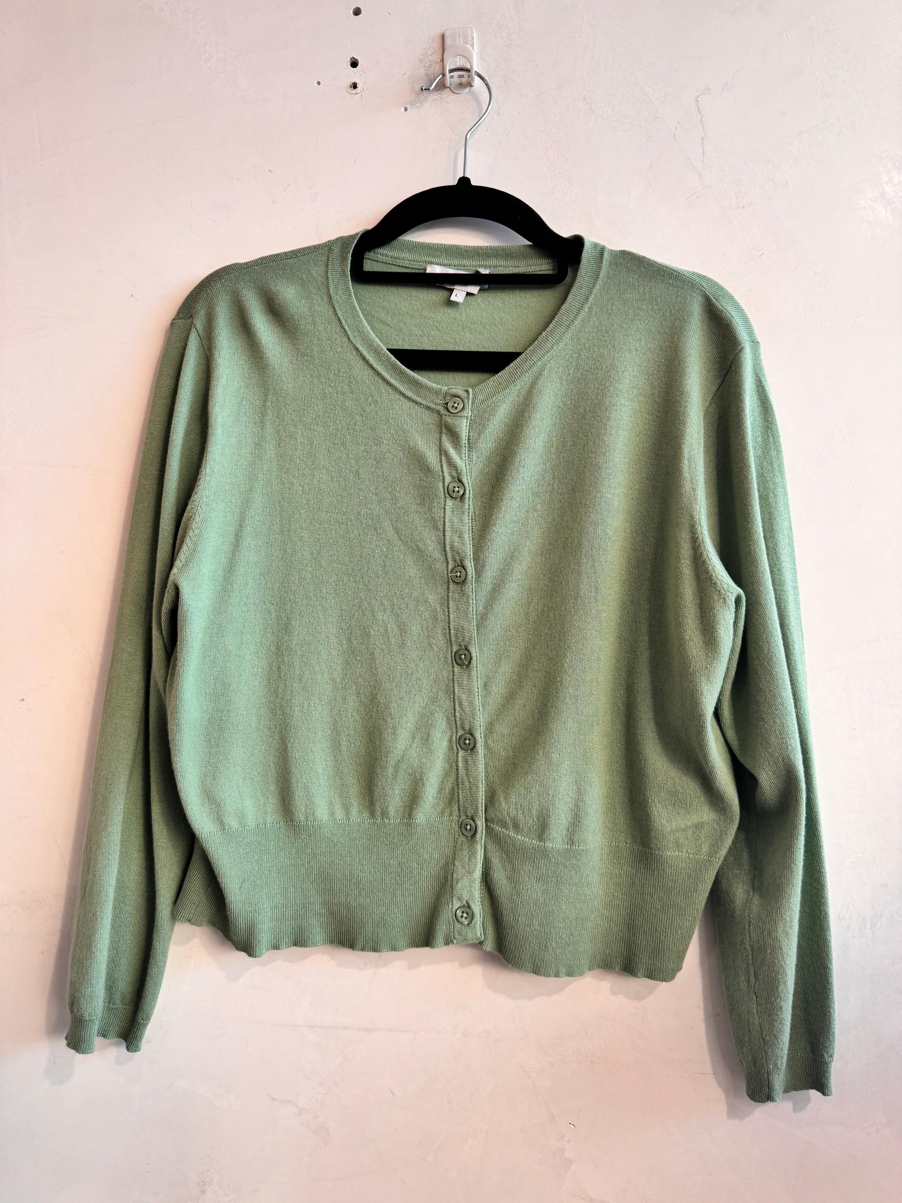 Veronika Maine green cardigan - size L