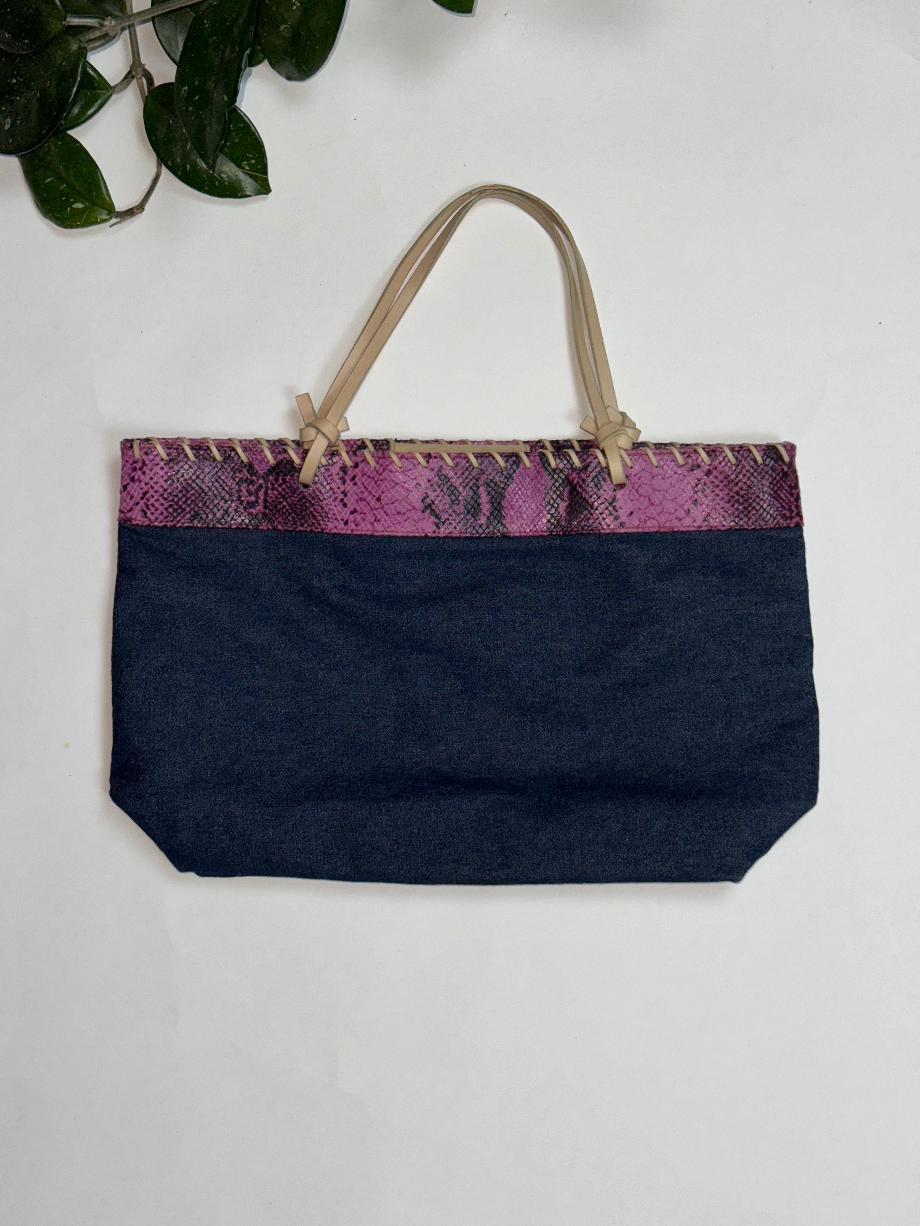 Zoe Winter Denim Bag