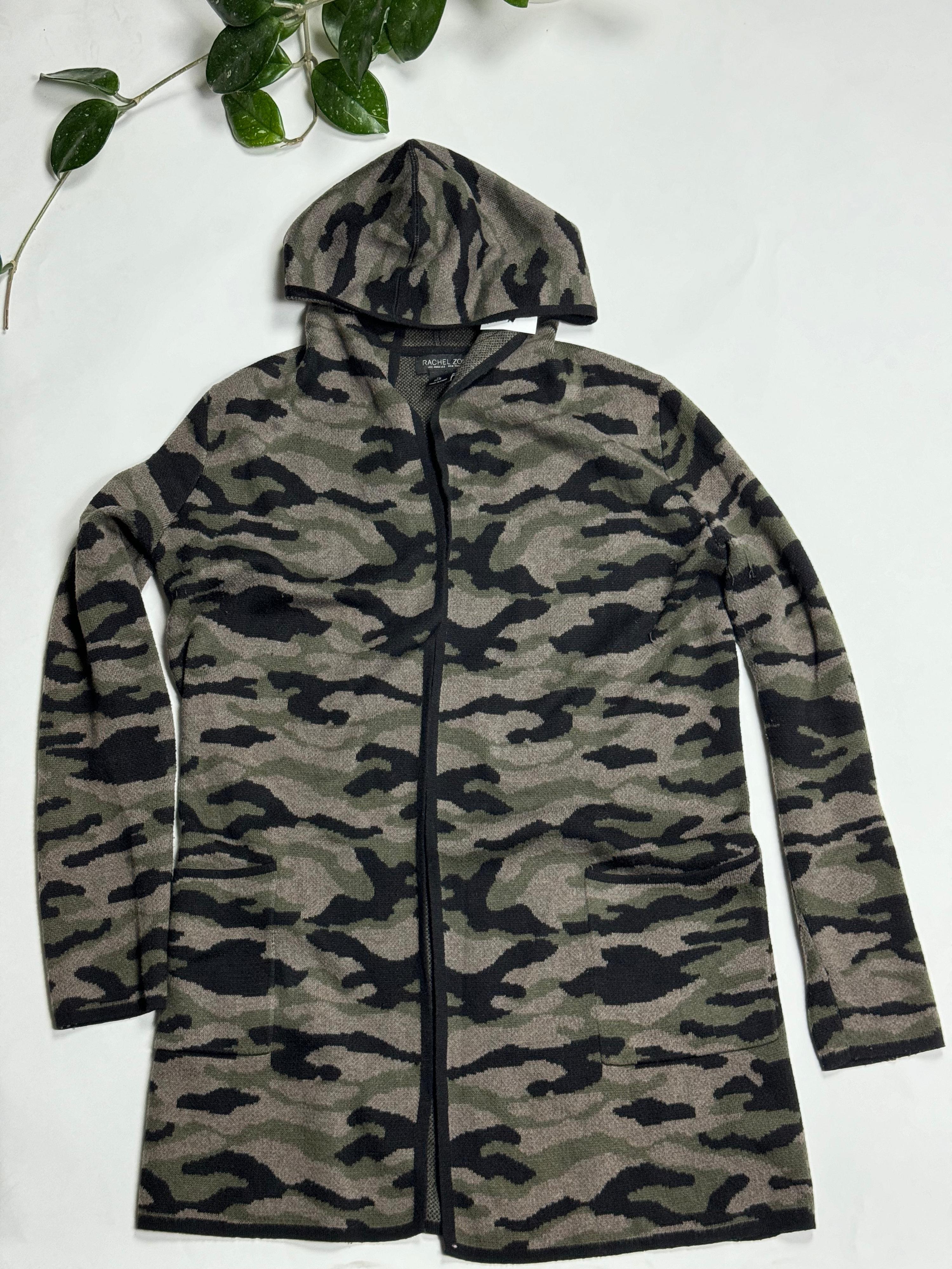 Rachel Zoe Camo Hoodie Coat