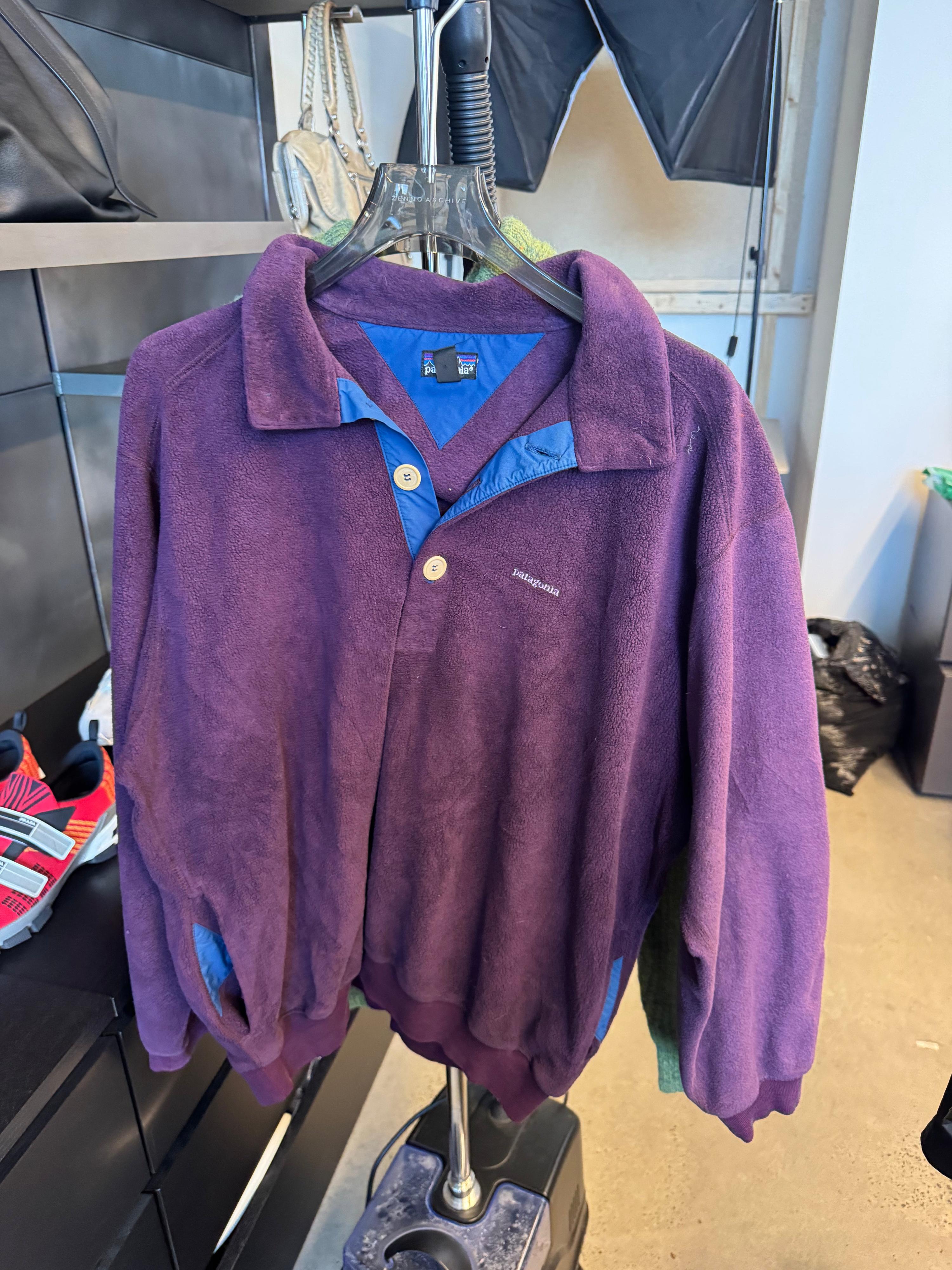 Patagonia Fleece Pullover Purple (Size XL)