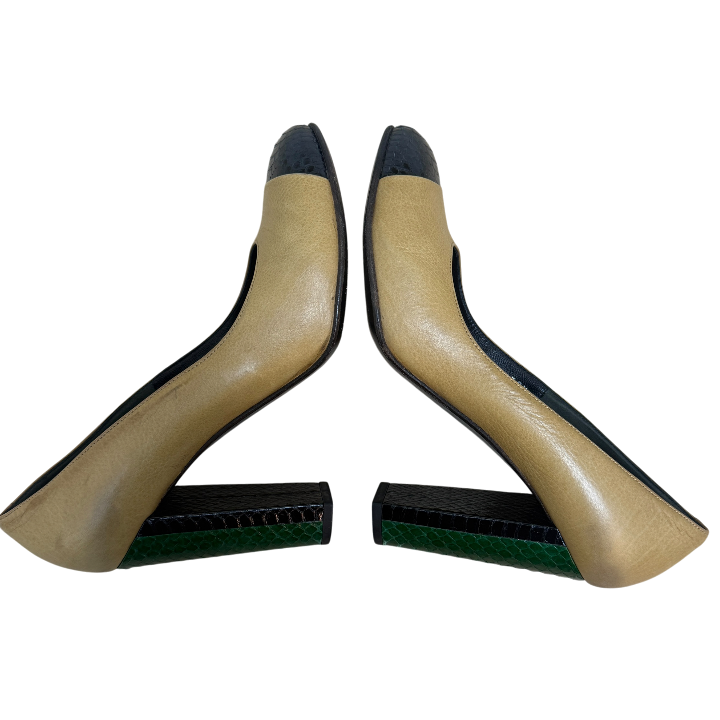 Dries Van Noten Exotic Leather Heels (Size EU39.5) thumbnail 4
