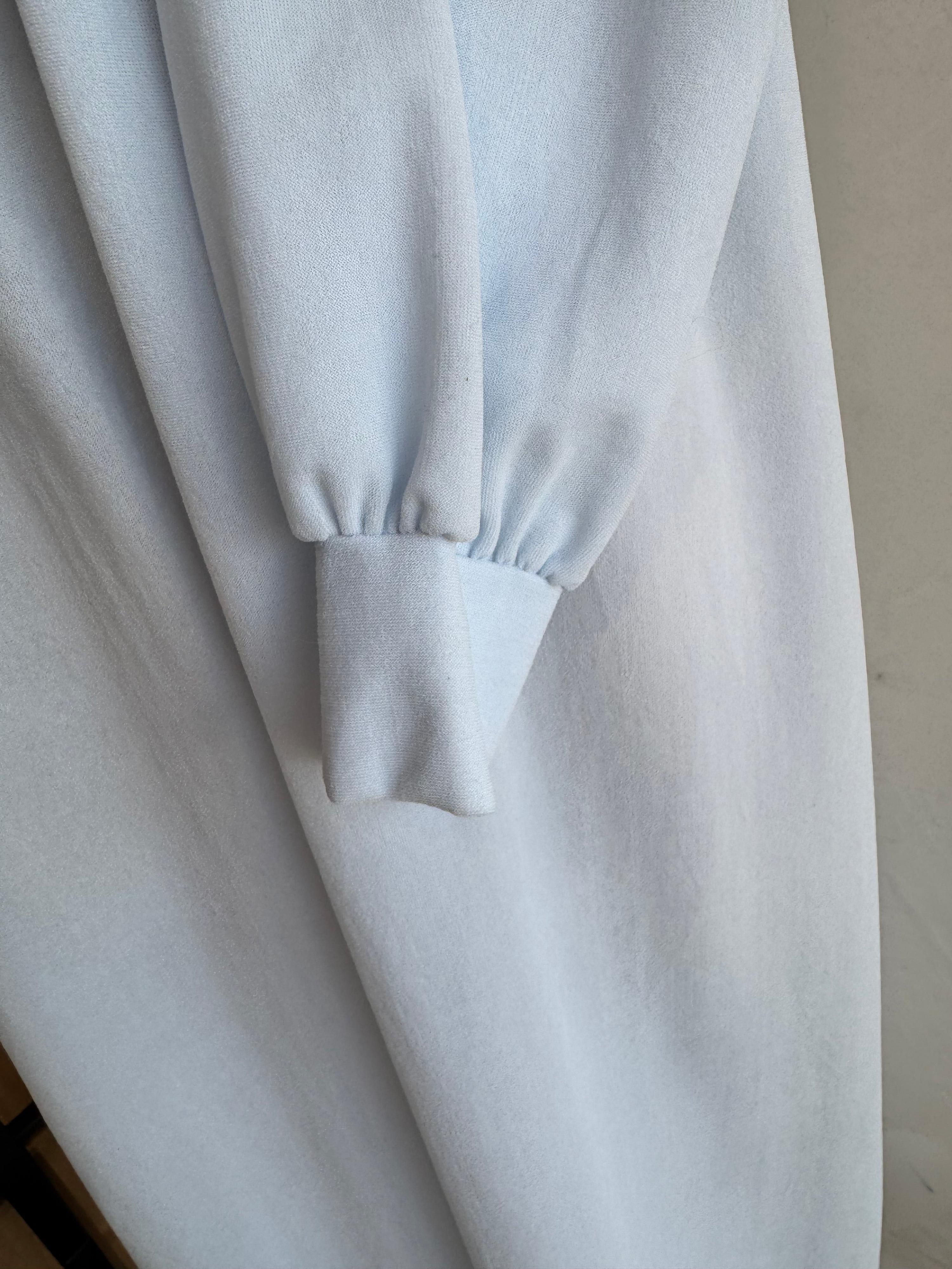 Vintage Pedita blue gown -size 10 thumbnail 8