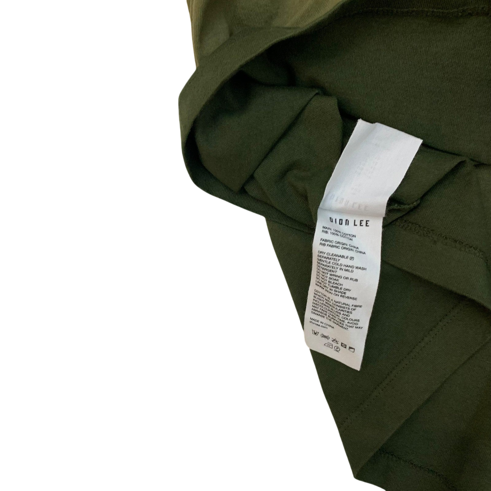 Dion Lee Sunfade T-shirt Khaki (Size XL womens/ M-L mens) thumbnail 5