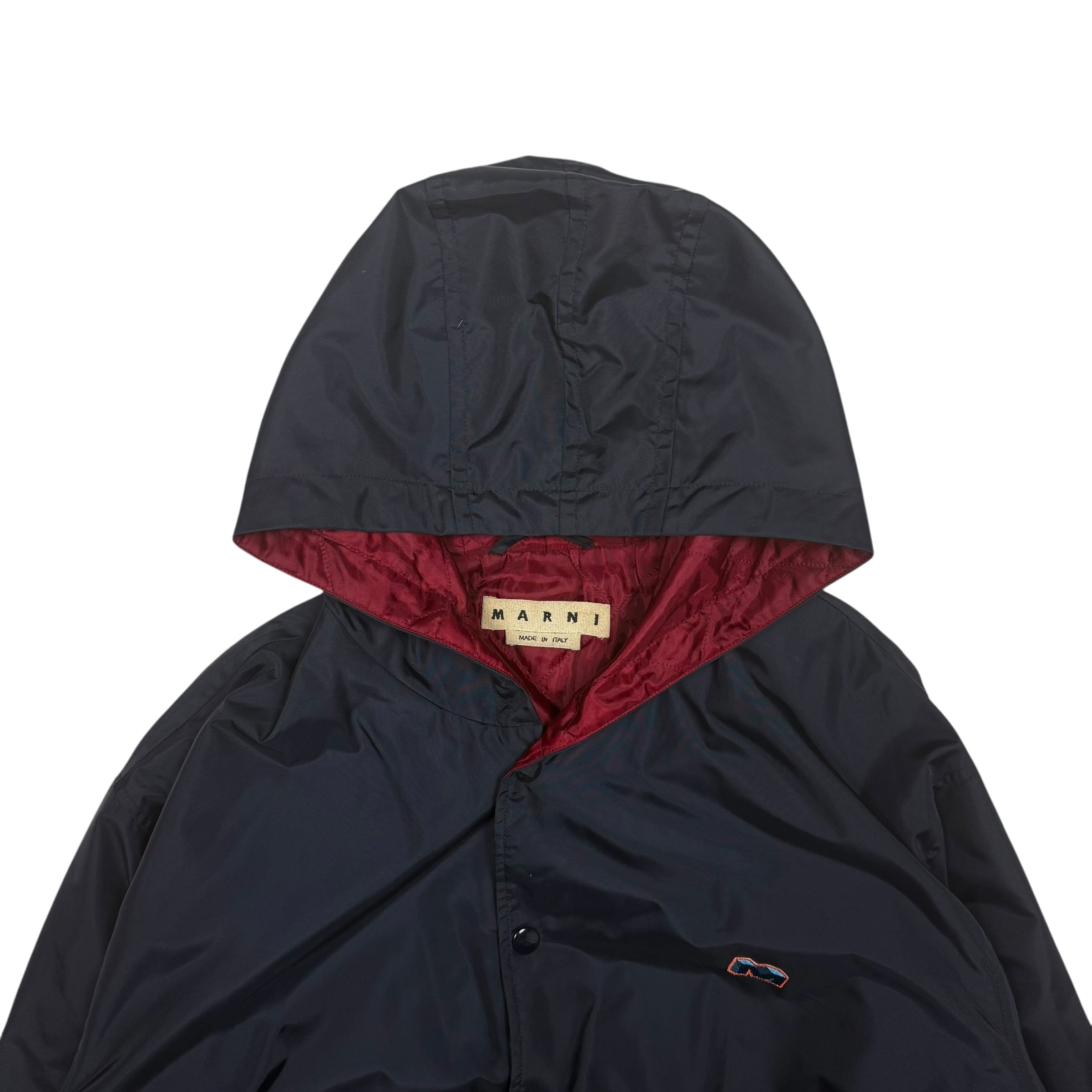 Marni Oversized Nylon Jacket Navy (Fits XL–XXL) thumbnail 2