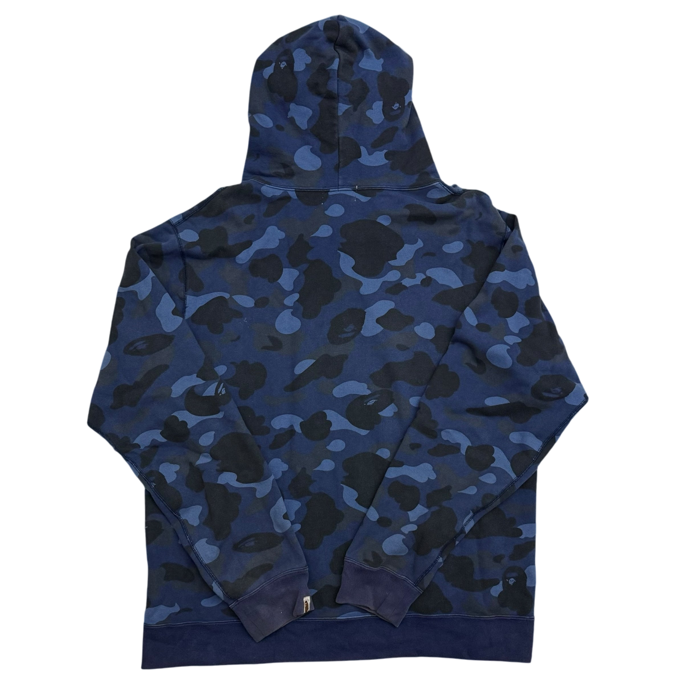 BAPE (A Bathing Ape) 1st Camo Hoodie Blue (Fits XL) thumbnail 4