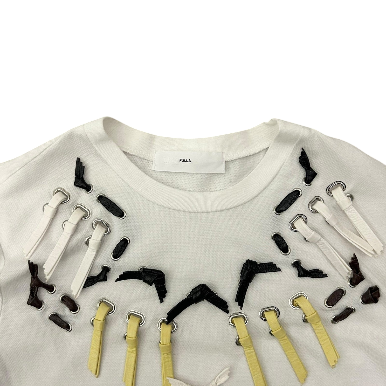 Toga Pulla Ribbon T-Shirt White (Fits S-M Womens) thumbnail 2