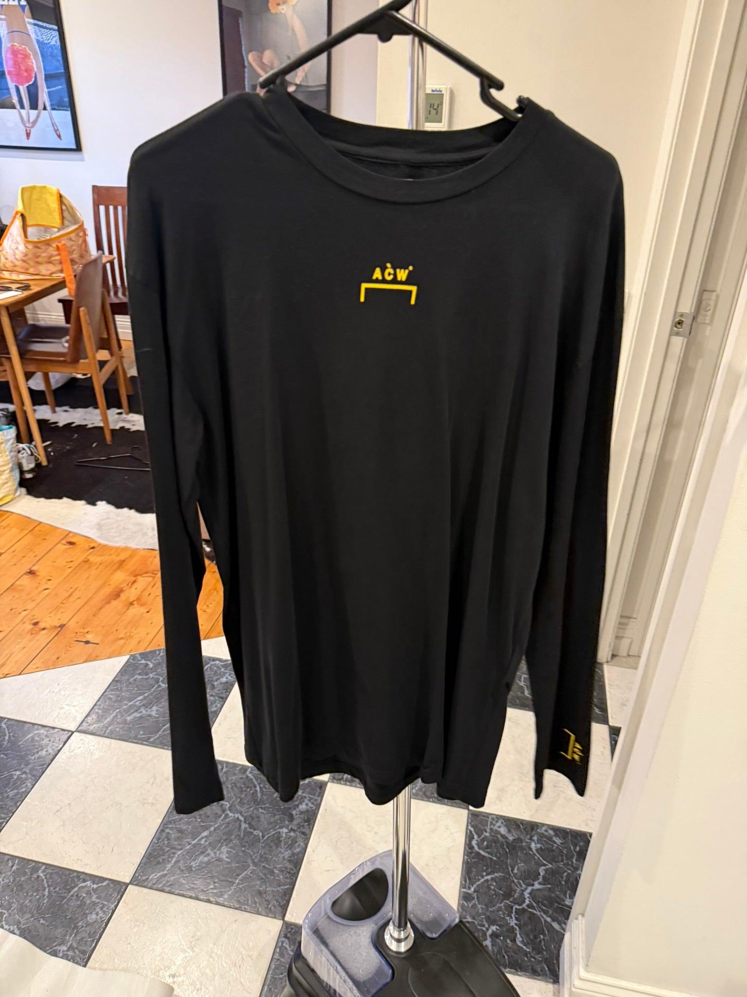 A-COLD-WALL* (ACW) Bracket Logo Duct Tape Oversized T-Shirt Black (Fits S-L)