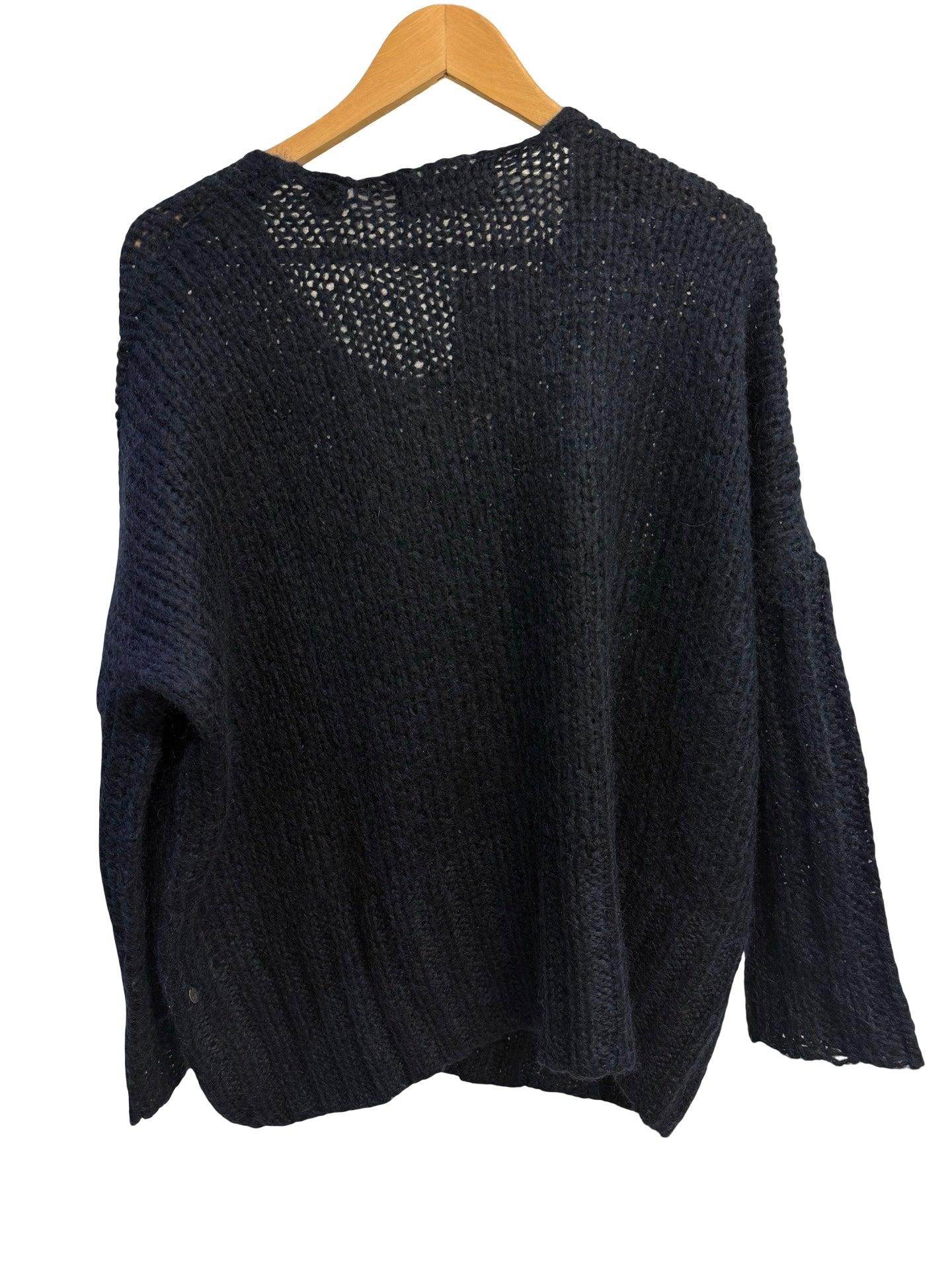 Scotch & Soda Navy Ribbed  Jumper thumbnail 2