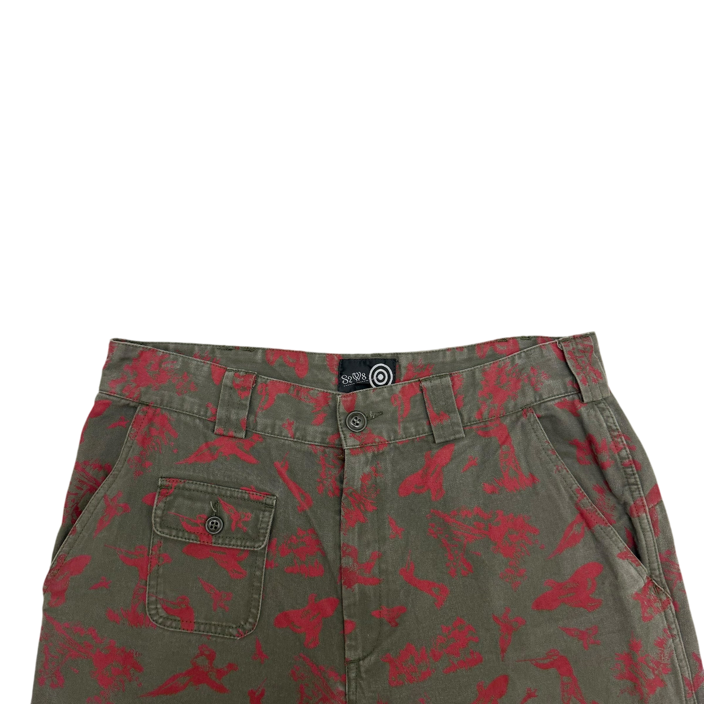 South2 West8 Fatigue Pants Green / Red (Size L) thumbnail 2