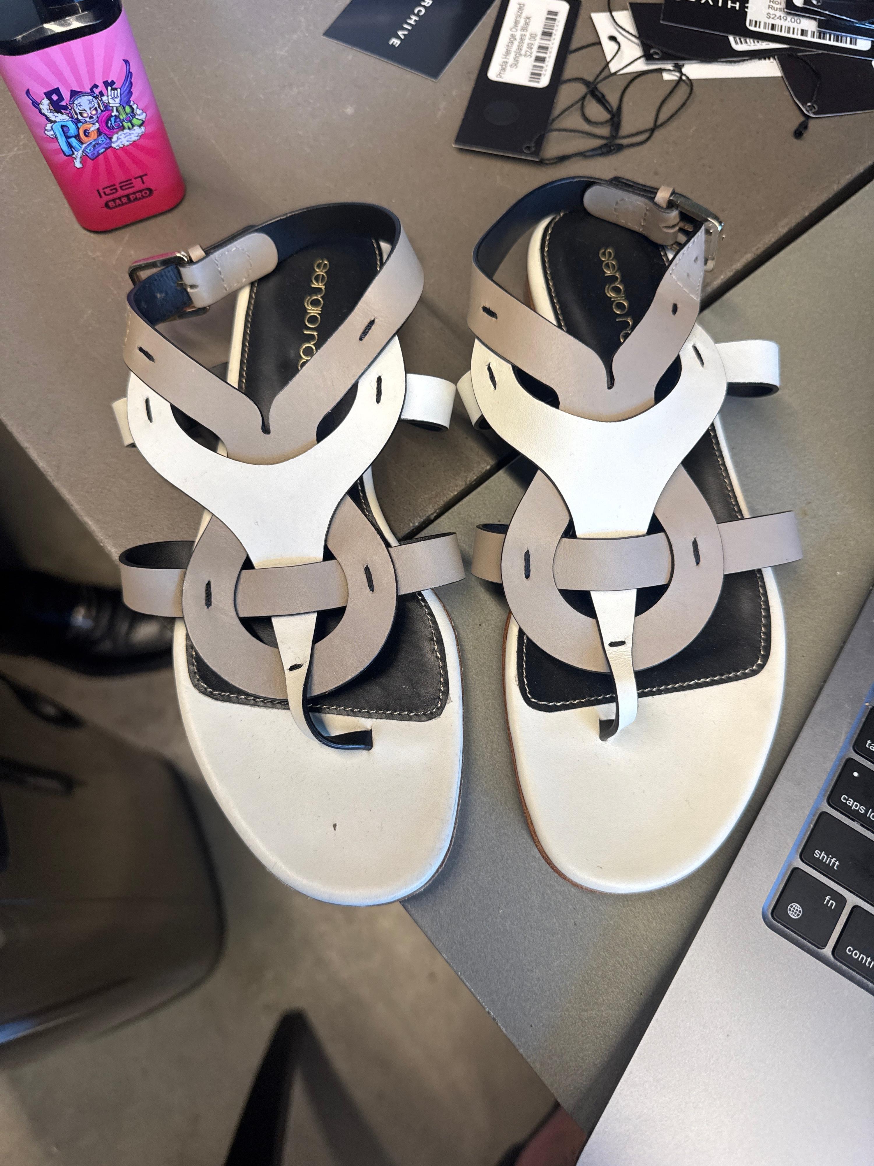 Sergio Rossi Gladiator Sandals (Size 36)