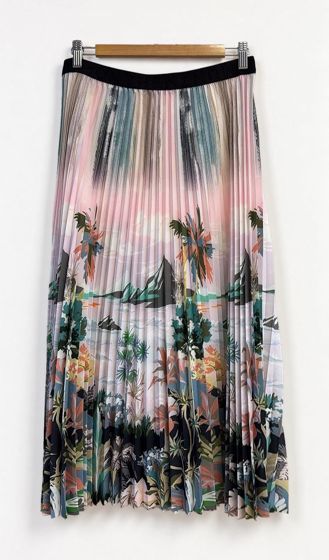 Monki Multicolor Pleated Skirt 12