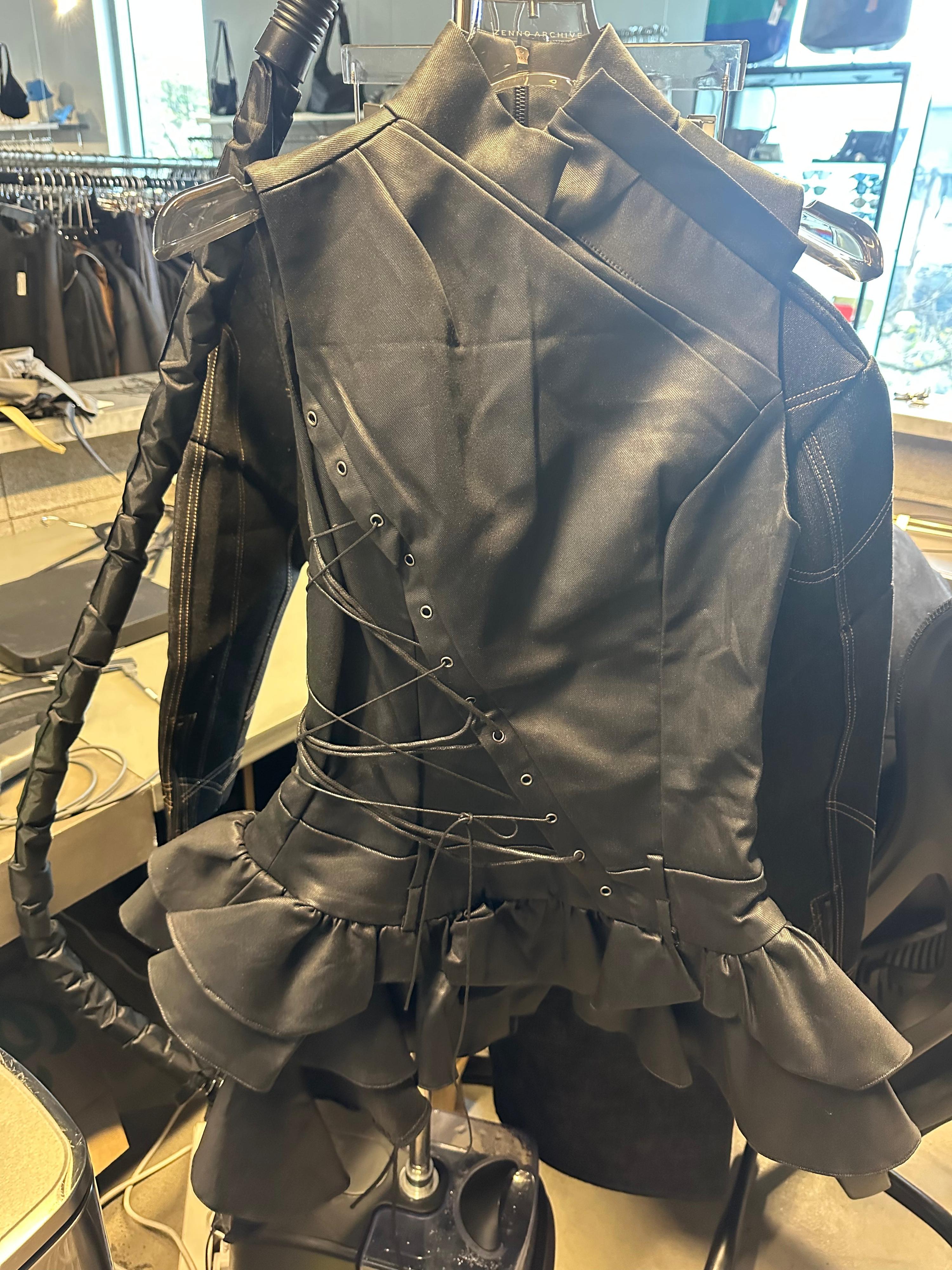Dapeef Glossy Dress Graphite Black (Size M Womens)