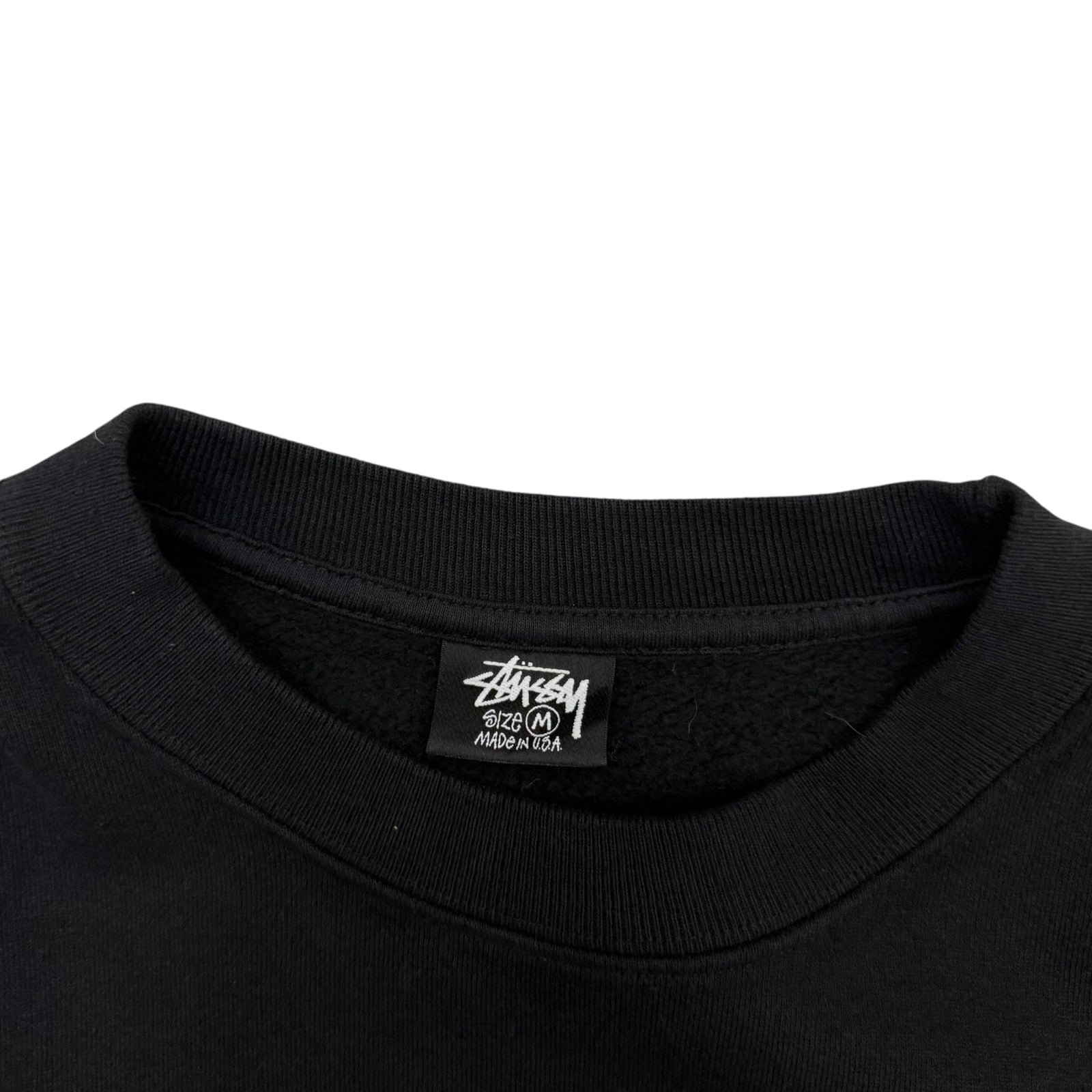 Stussy x Our Legacy Sun Crewneck Sweatshirt Black (Made in USA) (Fits M-L) thumbnail 4