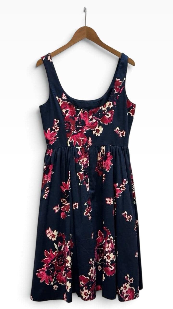 Donna Morgan Blue Floral Dress 6 thumbnail 3