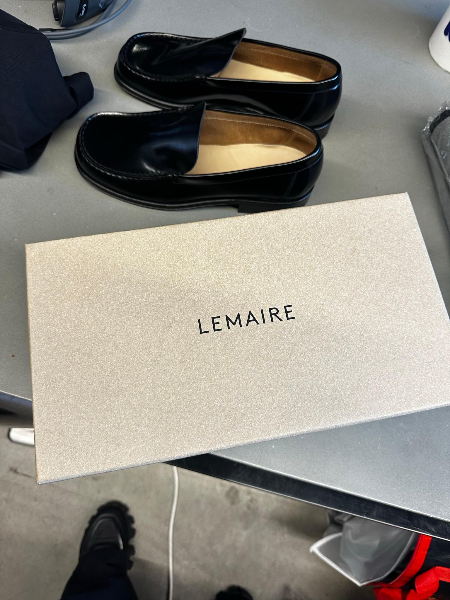 Lemaire FW25 Shiny Leather Loafers Black (Size EU42/US9) thumbnail 6
