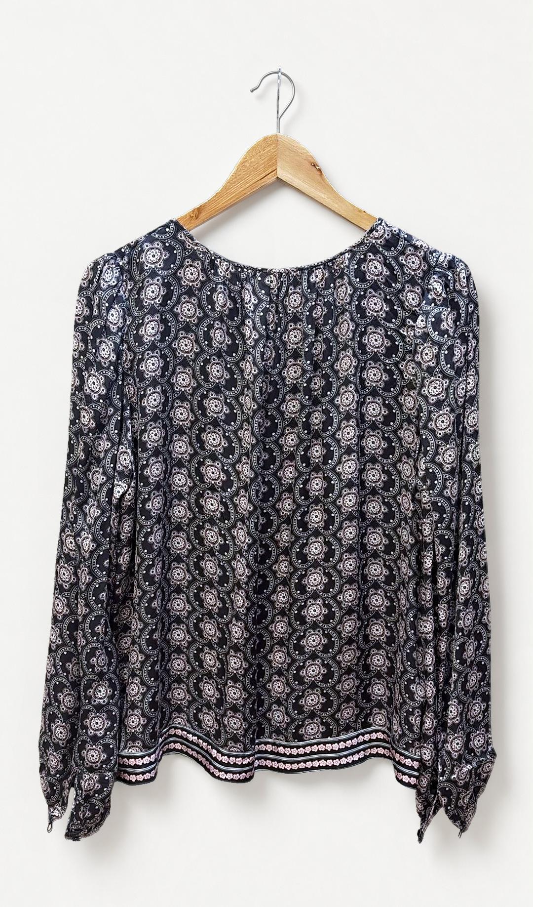 Odd Molly Navy Patterned Blouse 2 thumbnail 2