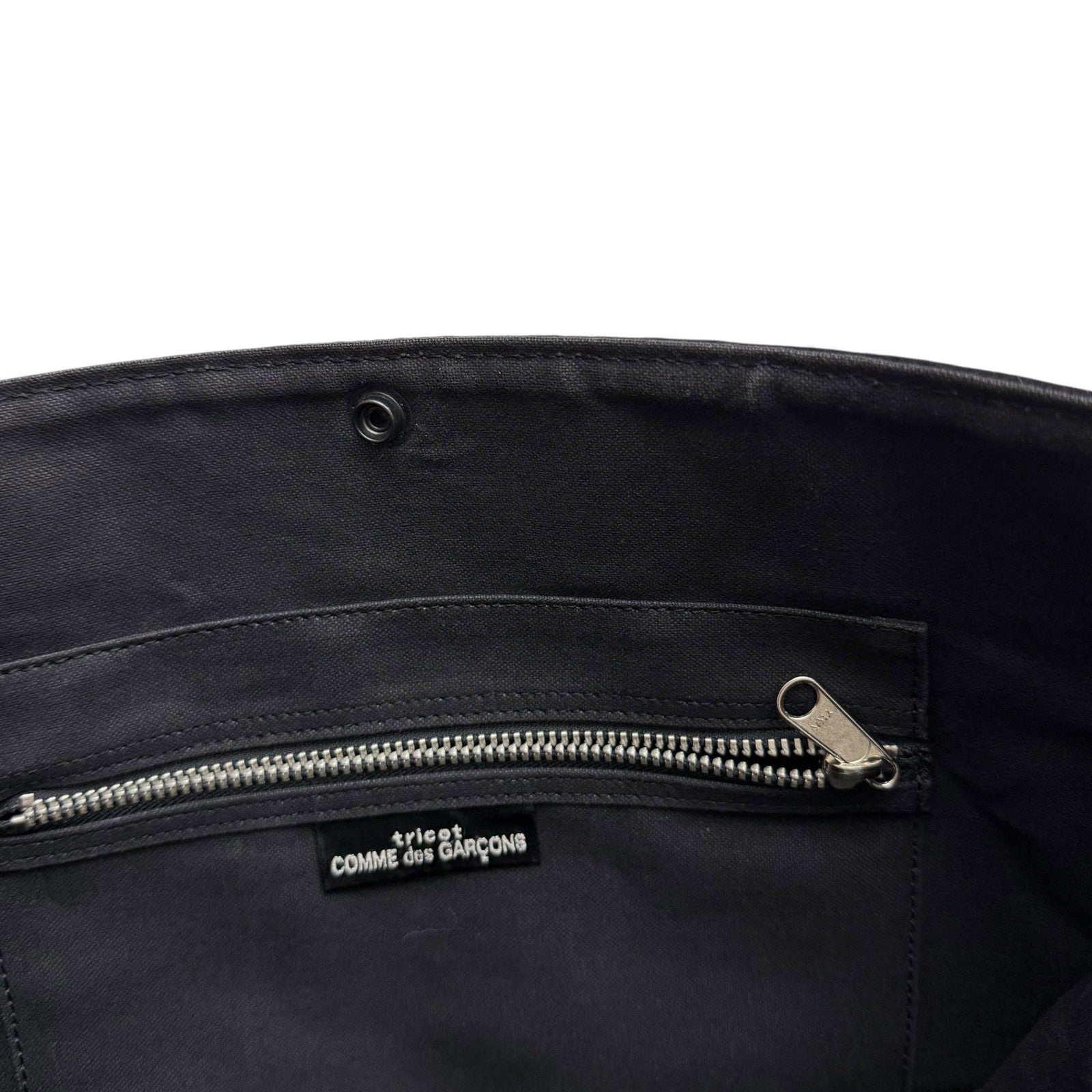 Comme Des Garçons Tricot Wool Blend Tote Bag Black/Green thumbnail 5