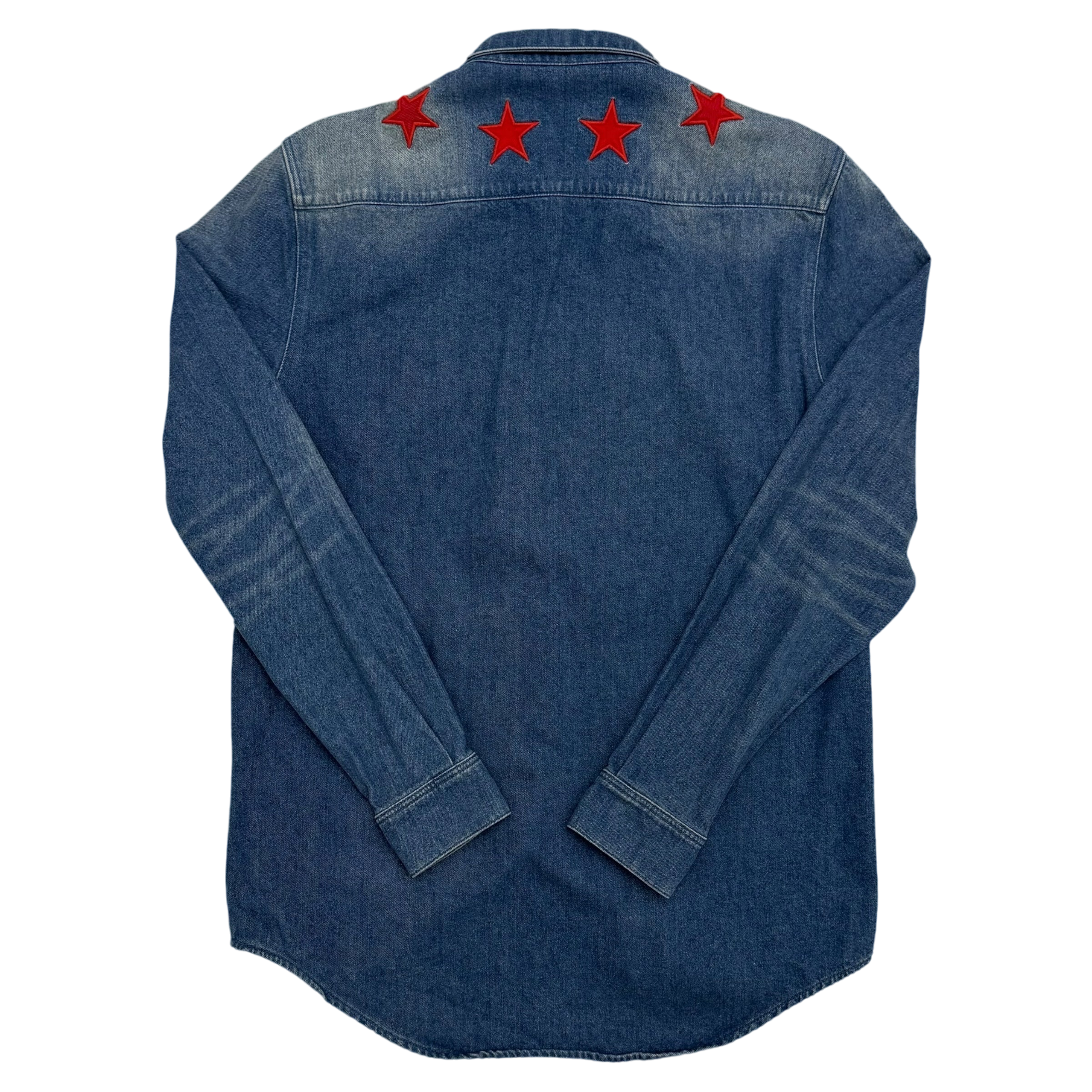 Givenchy Star Patch Denim Shirt (Fits M-L) thumbnail 3