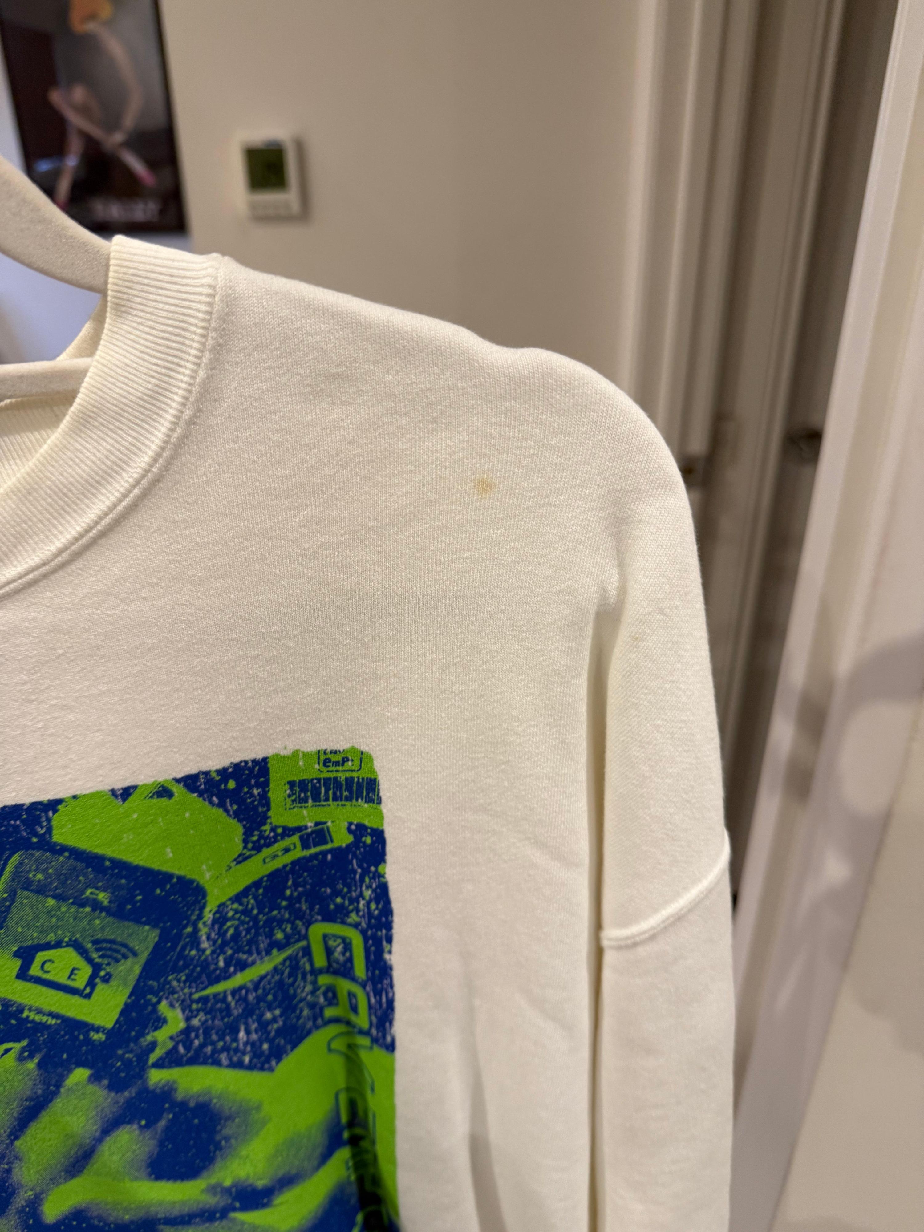 Cav Empt Prediction Products Crewneck Sweatshirt White (Size L) thumbnail 3