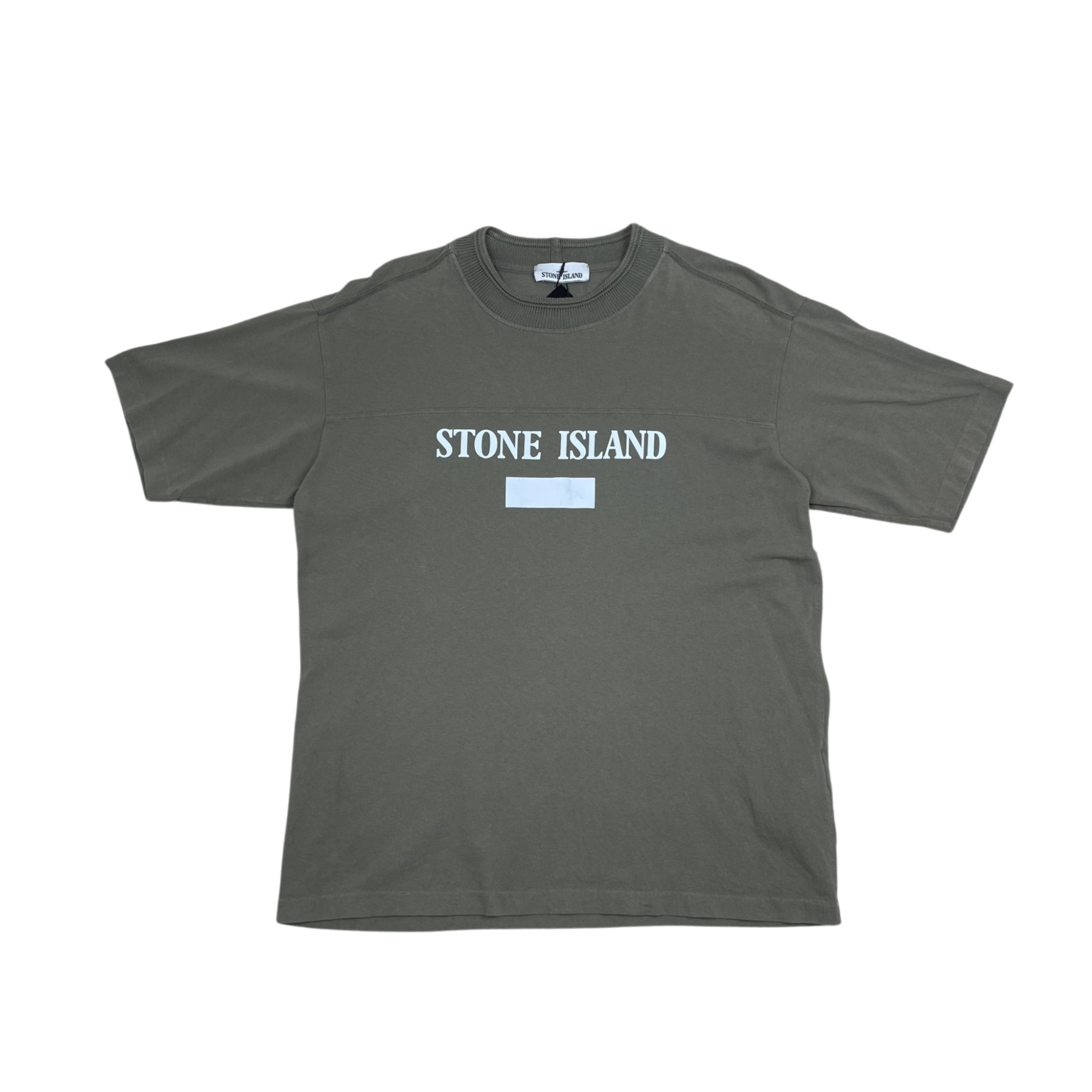 Stone Island 3M Reflective Short Sleeve T-Shirt Green (Size XL)