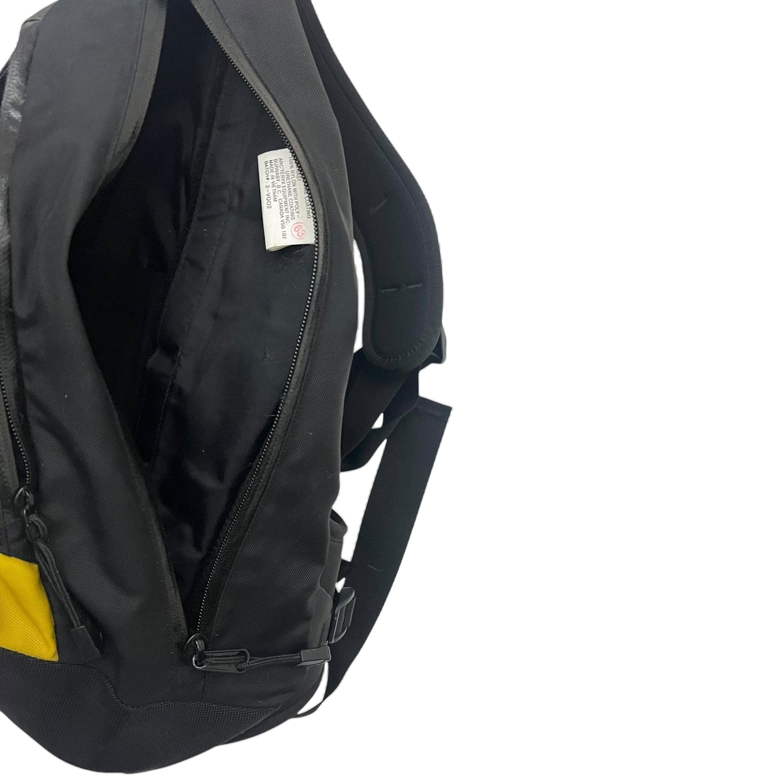 Arc'teryx Vintage Quiver Crossbody Bag Black/Yellow thumbnail 6