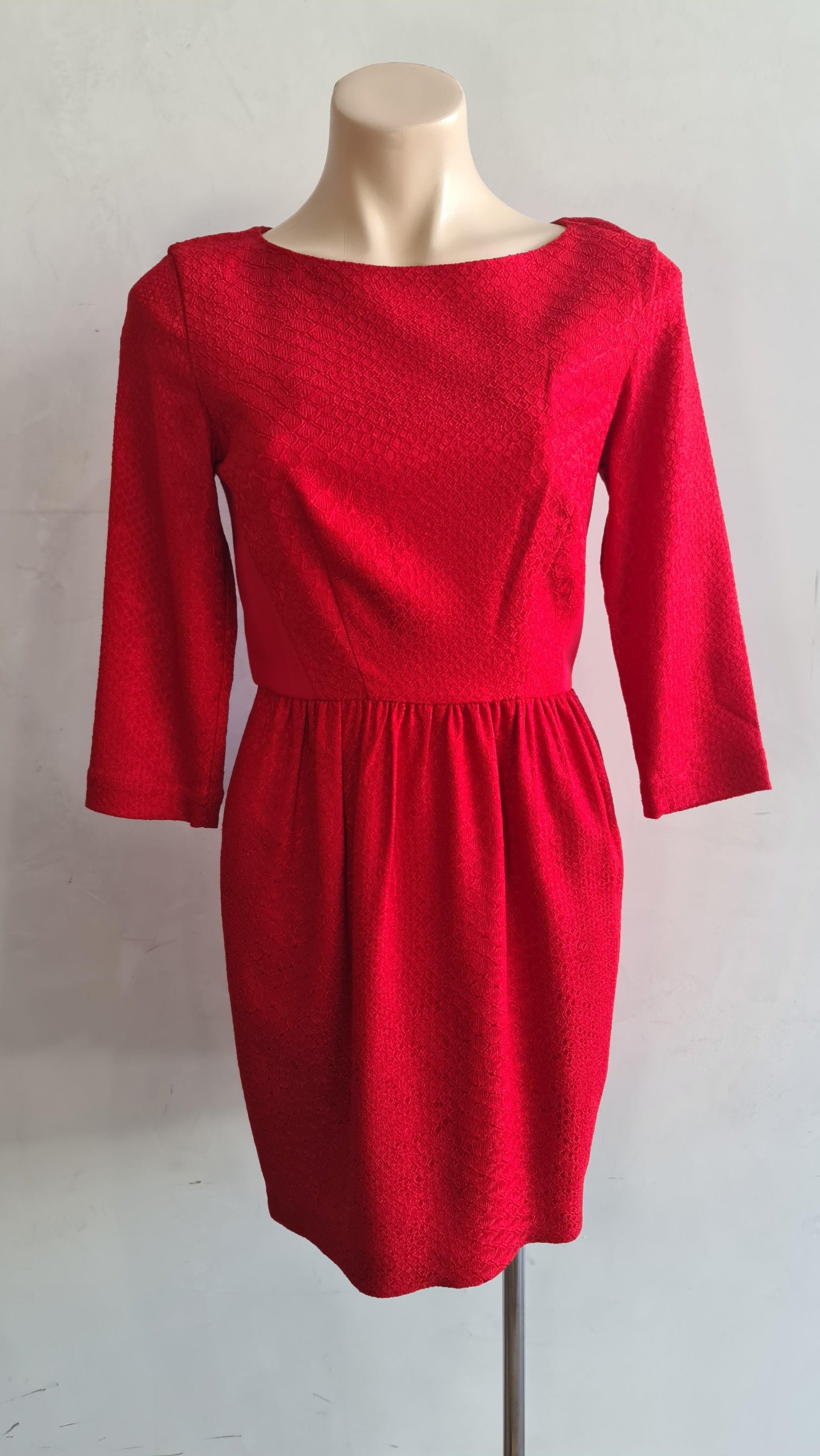 Ted Baker Red Dress - size 2 thumbnail 3