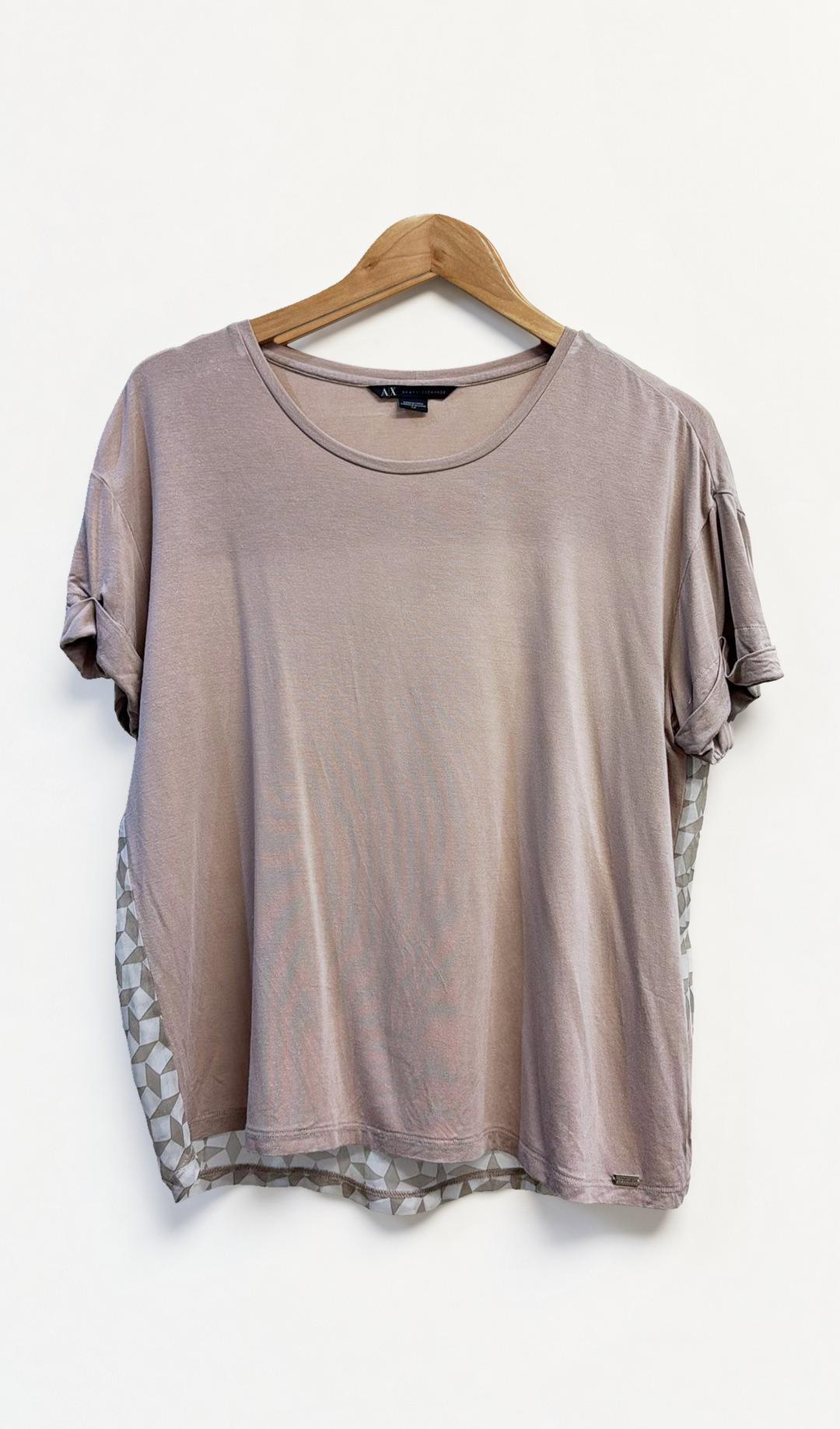 Armani Exchange Pink T-Shirt S