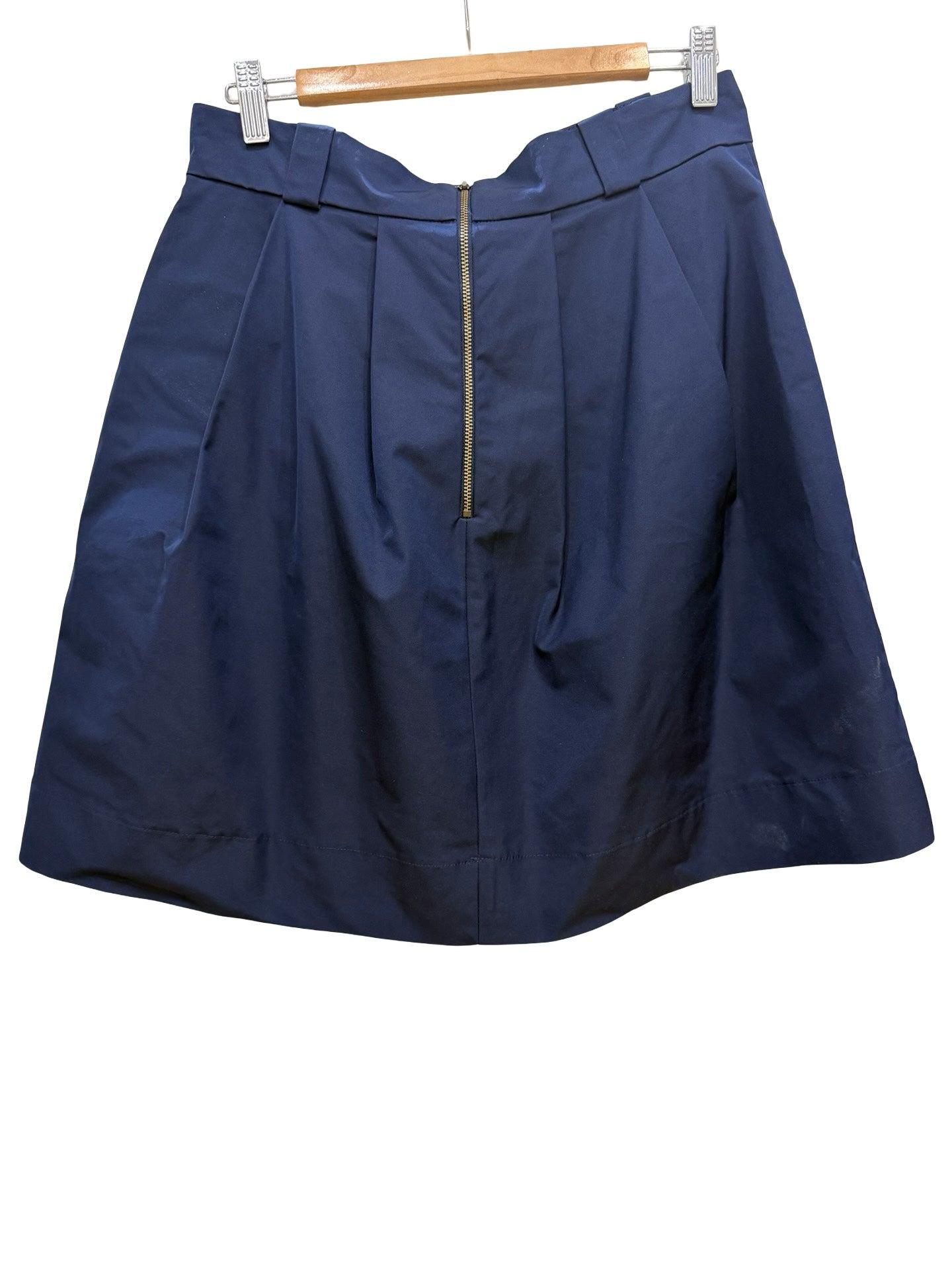 Cue Navy Skirt 12 NWT thumbnail 2