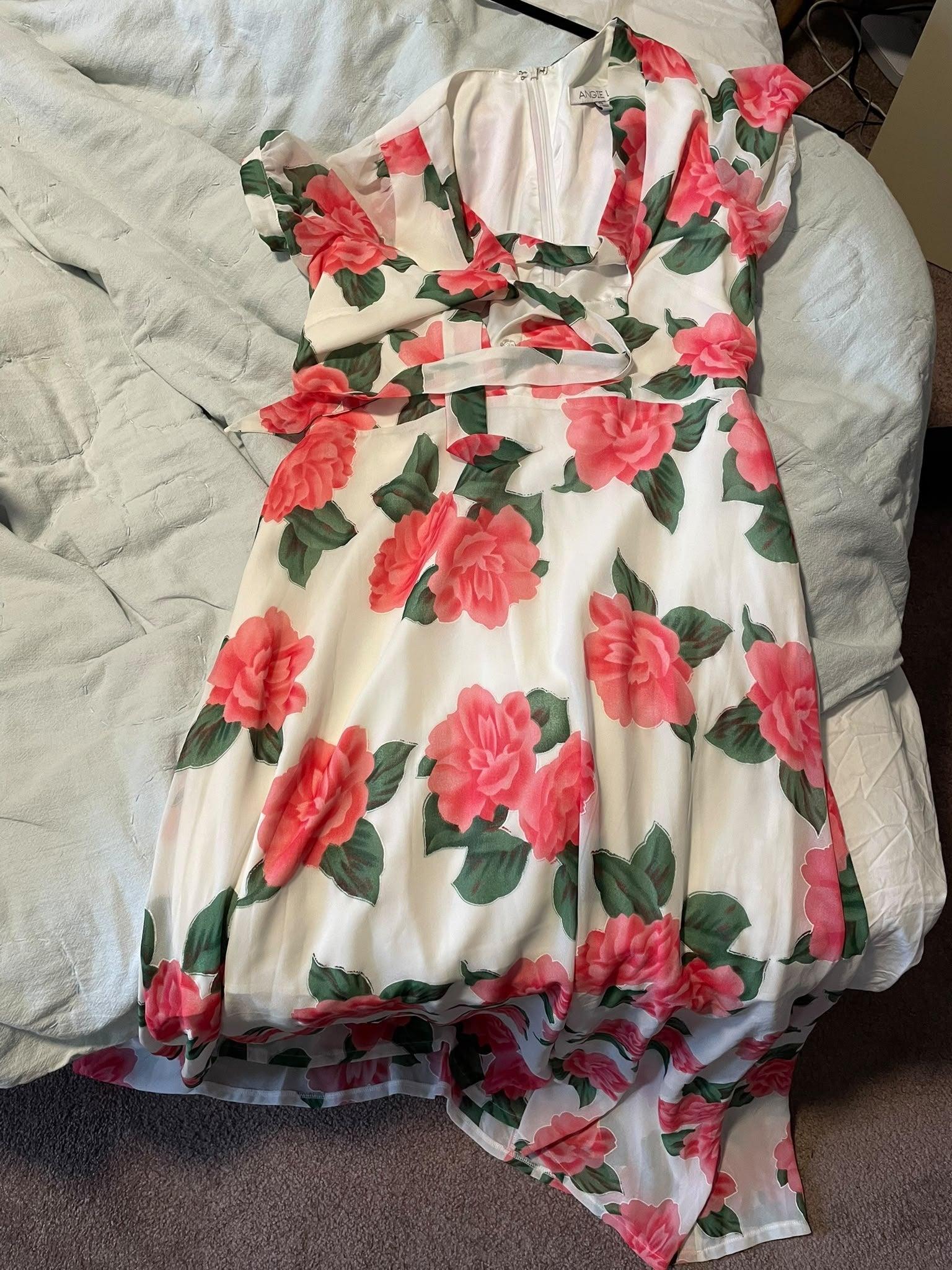 Angie Lu Multicolour Floral Dress 12