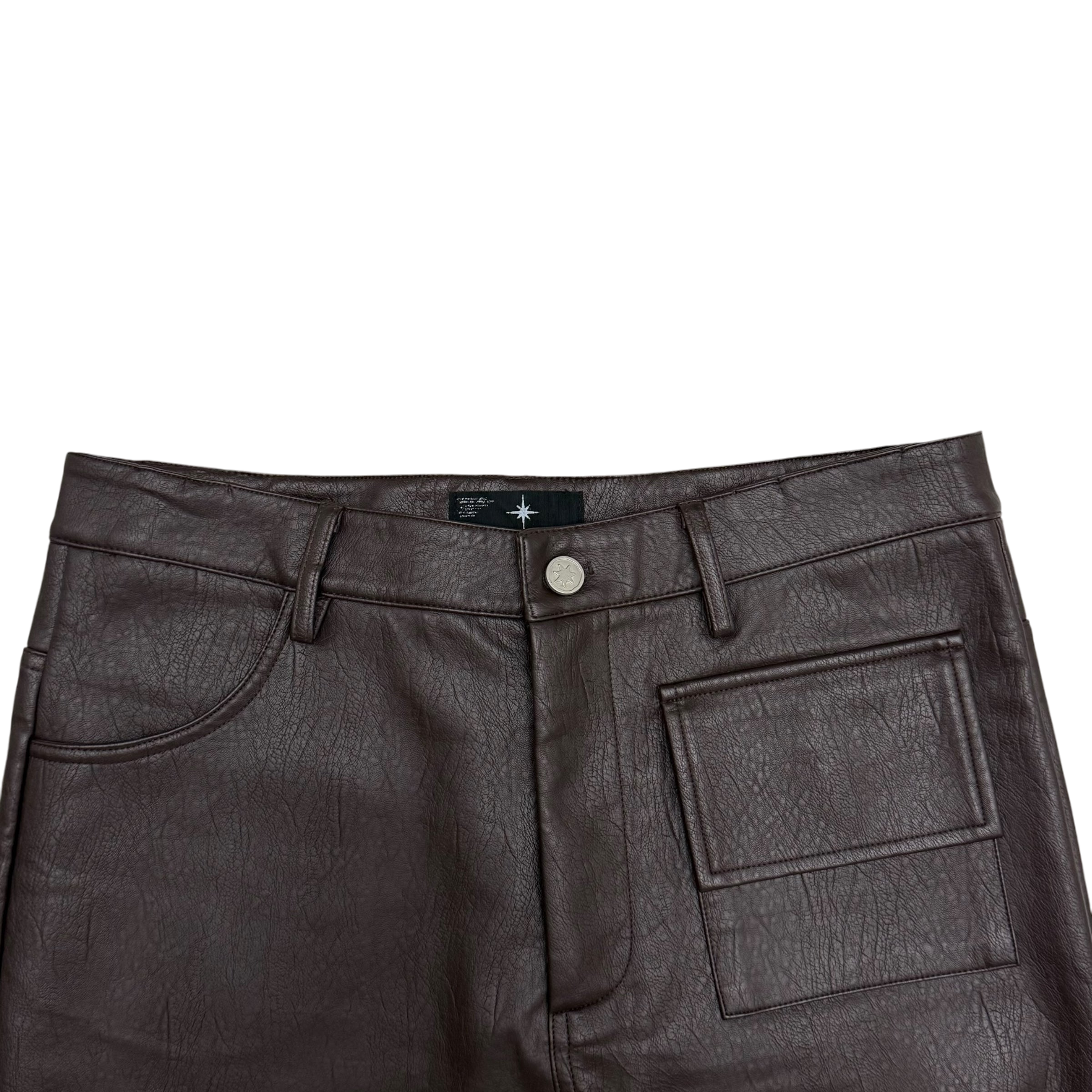 Ranger Cartel SS 2023 Flared Leather Brown Pants (Size L) thumbnail 2