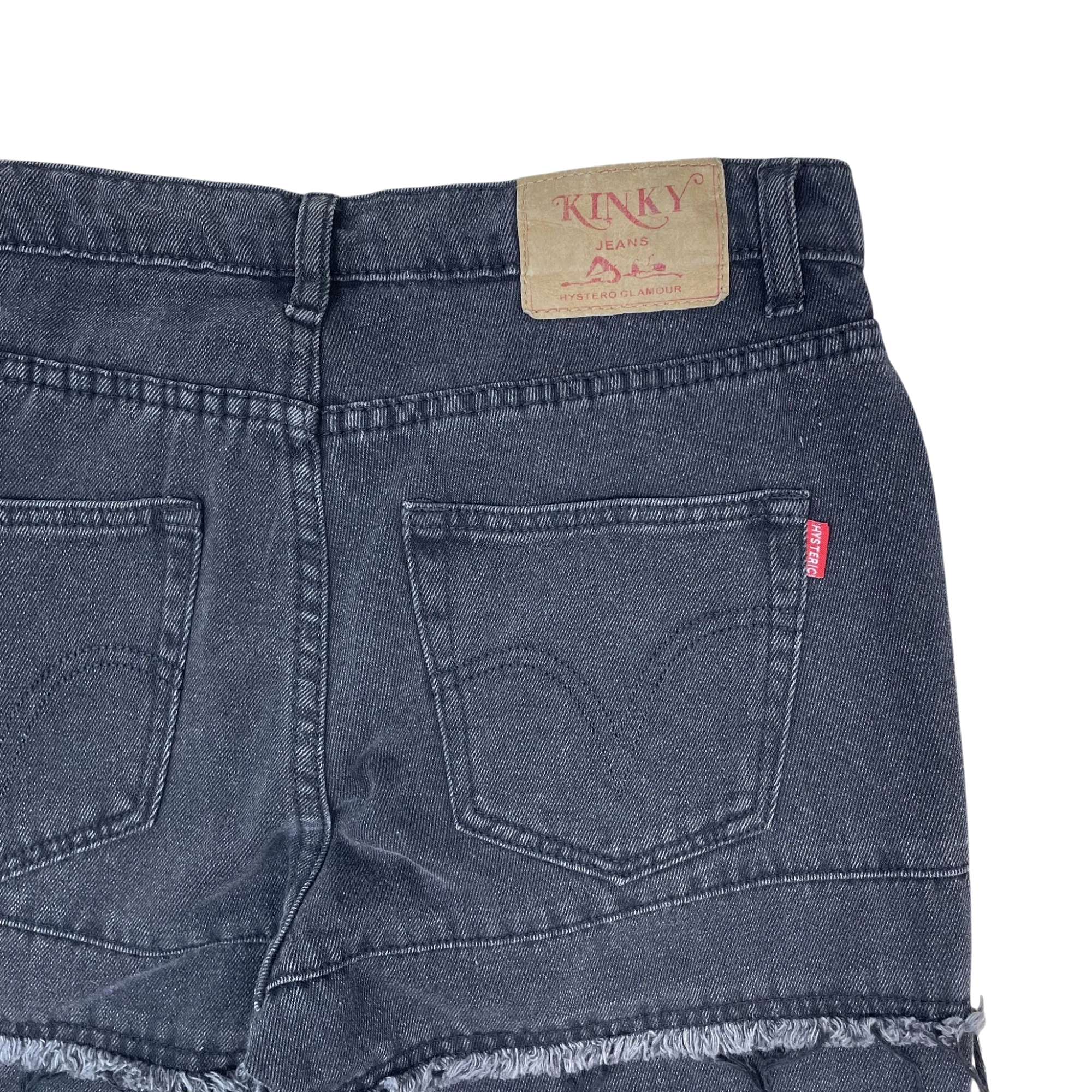 Hysteric Glamour 90s ‘Kinky’ Hagi Denim Pants Washed Black (Size S) thumbnail 5