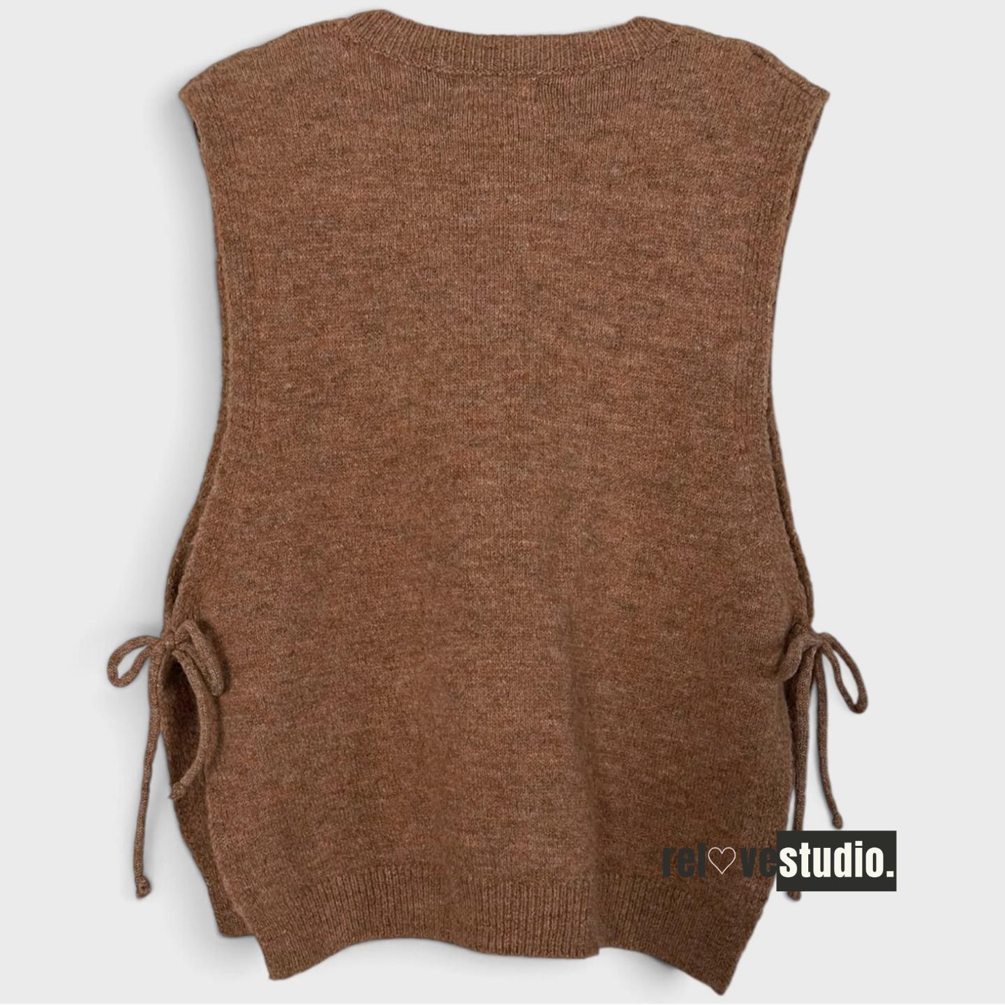 PAPER HEART WOOL BLEND KNIT VEST thumbnail 2