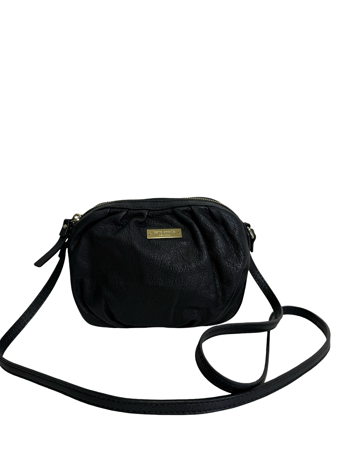 Kate Spade Metallic Raina Crossbody Bag Black