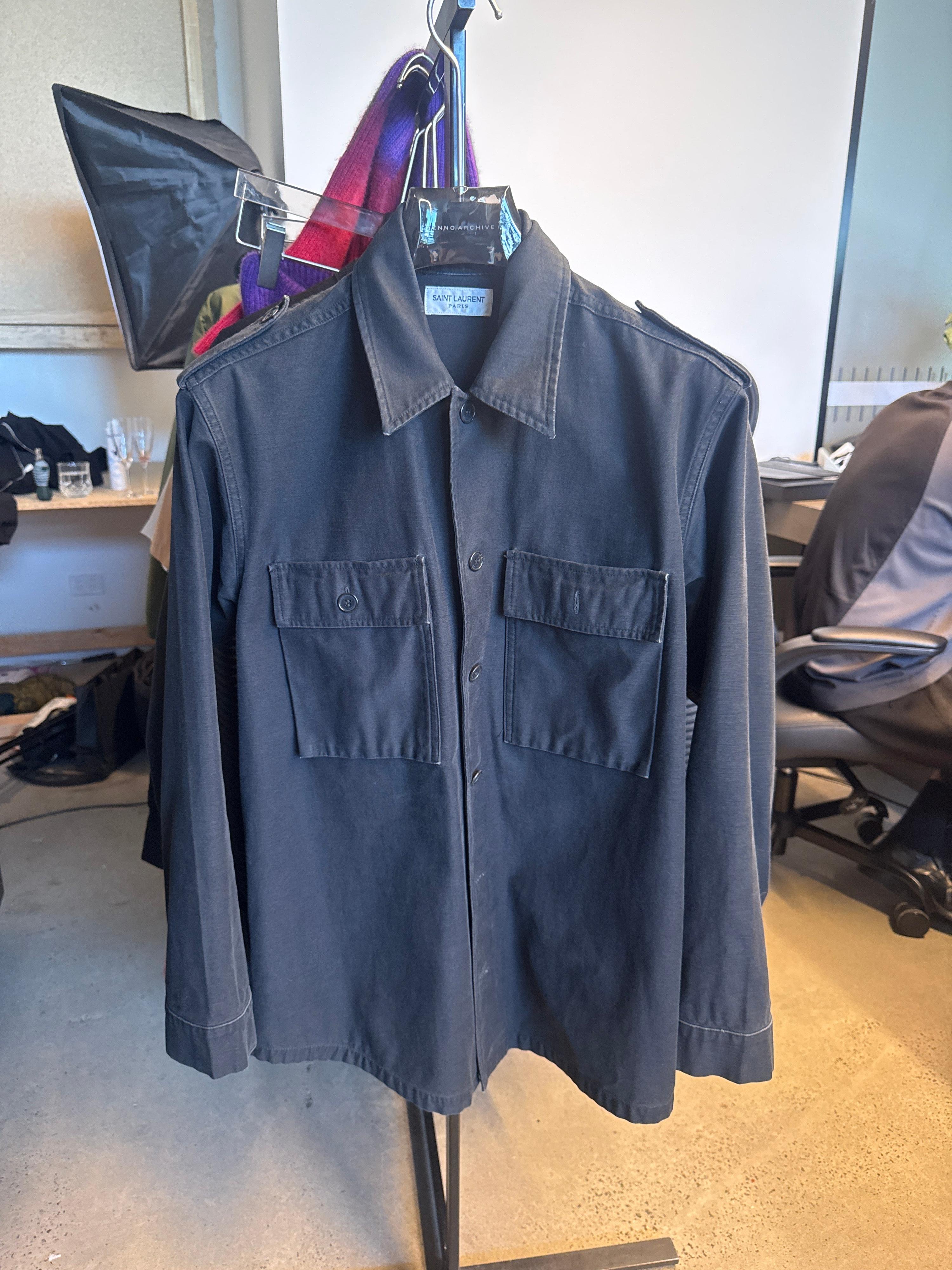 Saint Laurent Heavy Cotton Army Overshirt/Jacket (Size L)