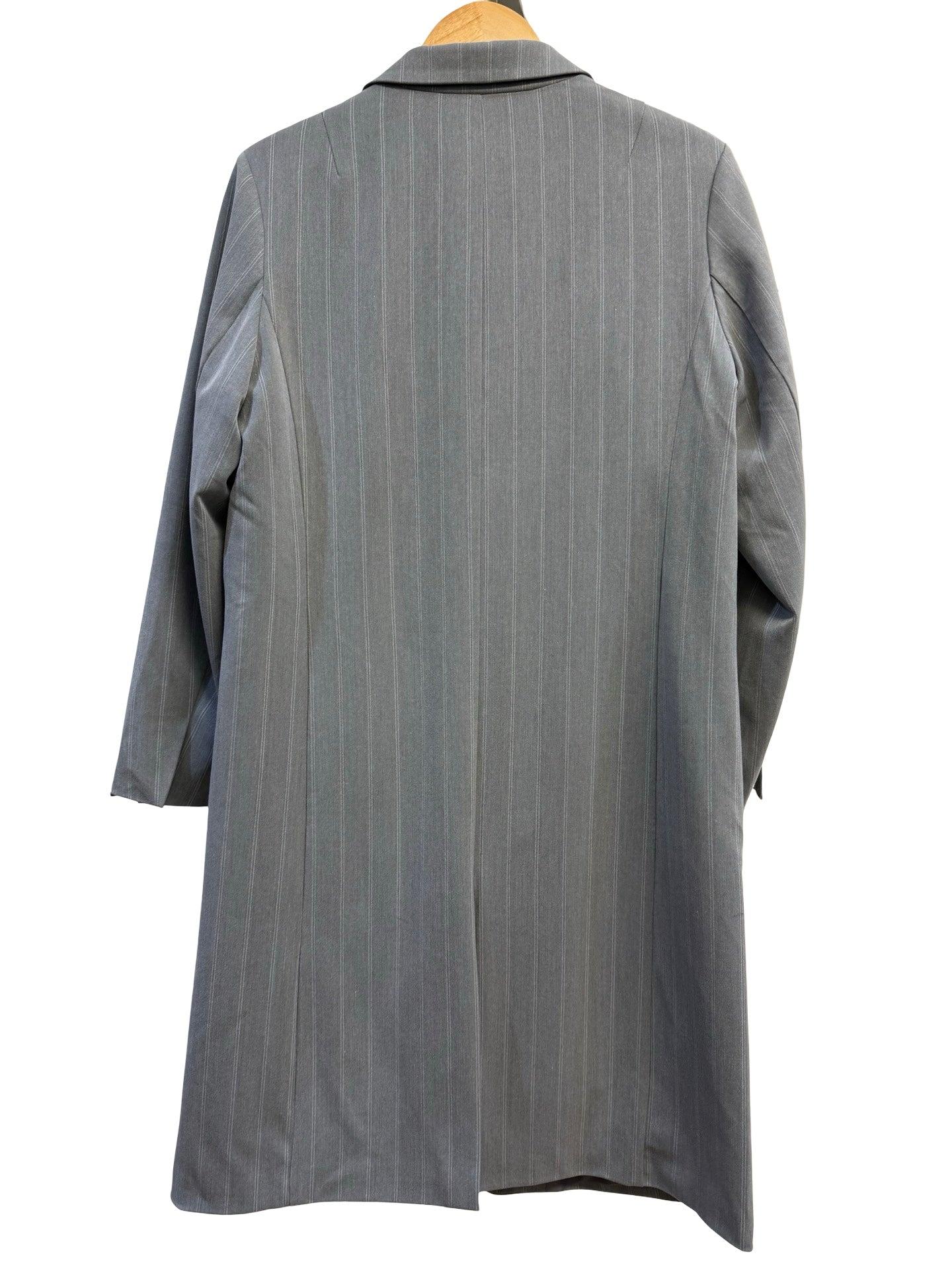 Sass Grey Pinstripe Coat 10 thumbnail 2