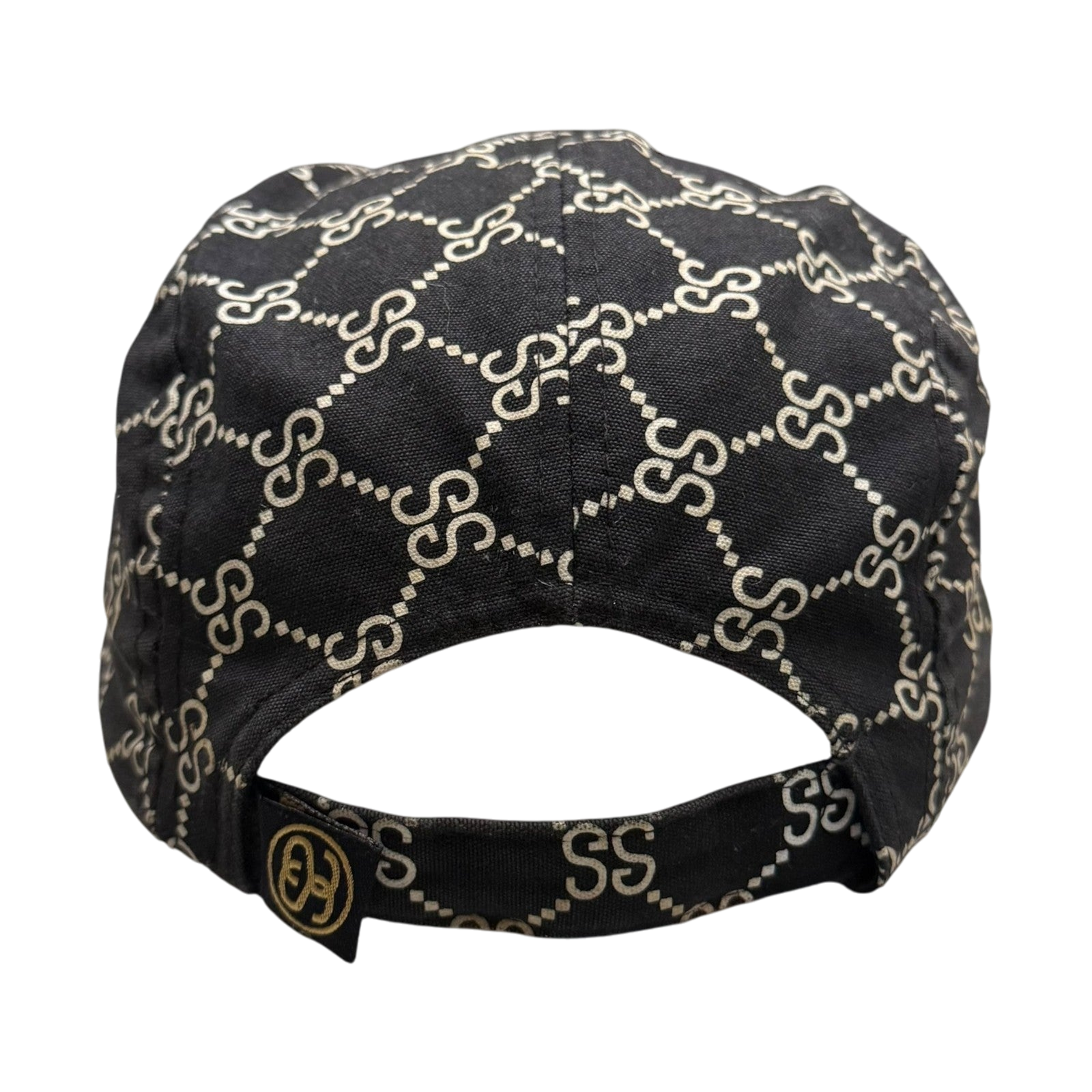 Stussy Vintage 2001 ‘Stucci’ Monogram Cap Black thumbnail 4