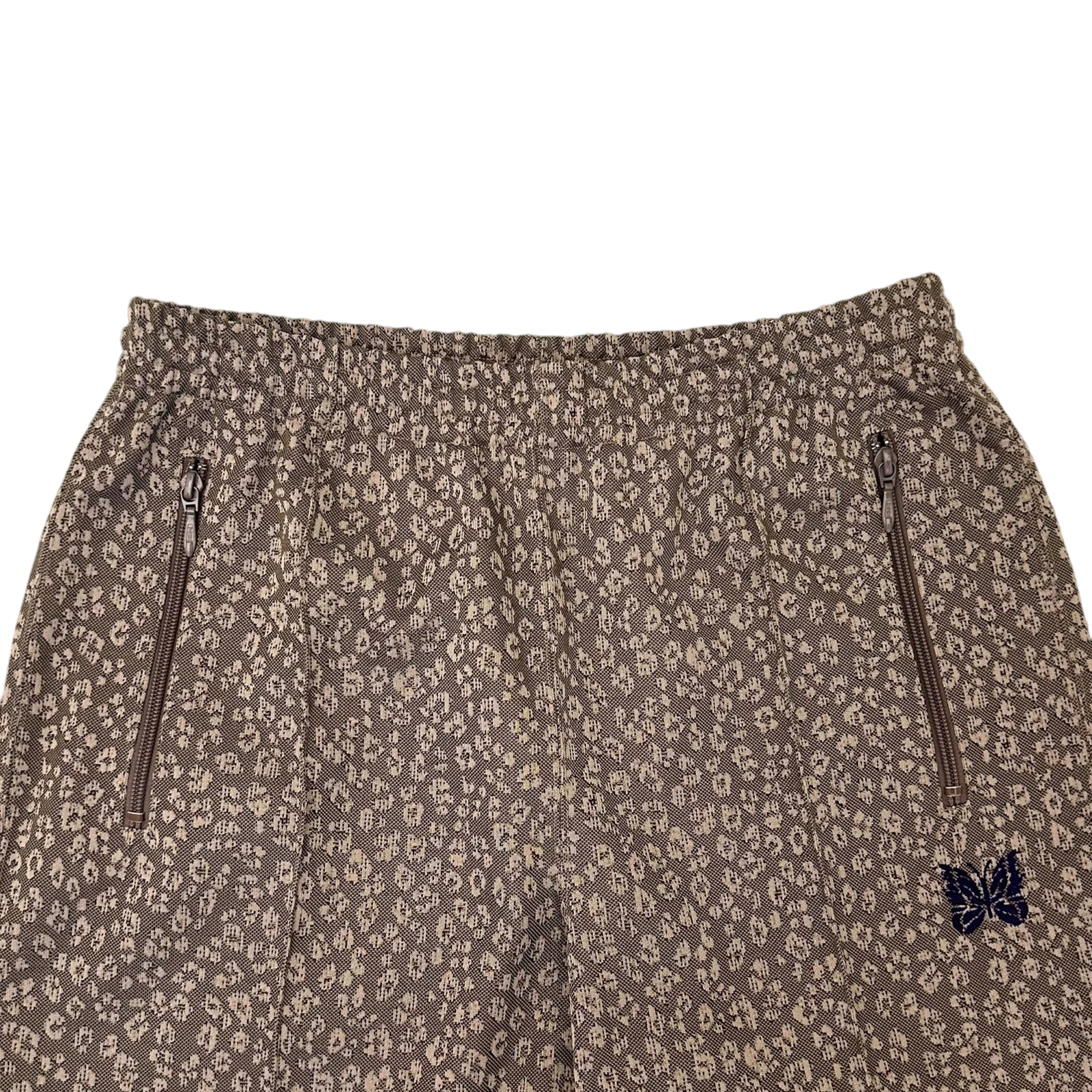 Needles Poly Smooth Track Pants Leopard Print (Size M) thumbnail 2