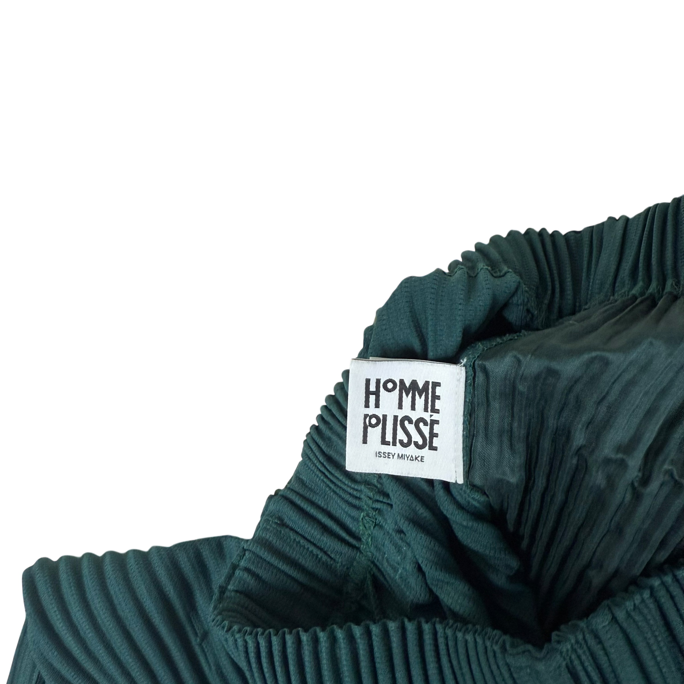 Issey Miyake Homme Plisse Pleated Pants Dark Green (Fits S-M) thumbnail 4