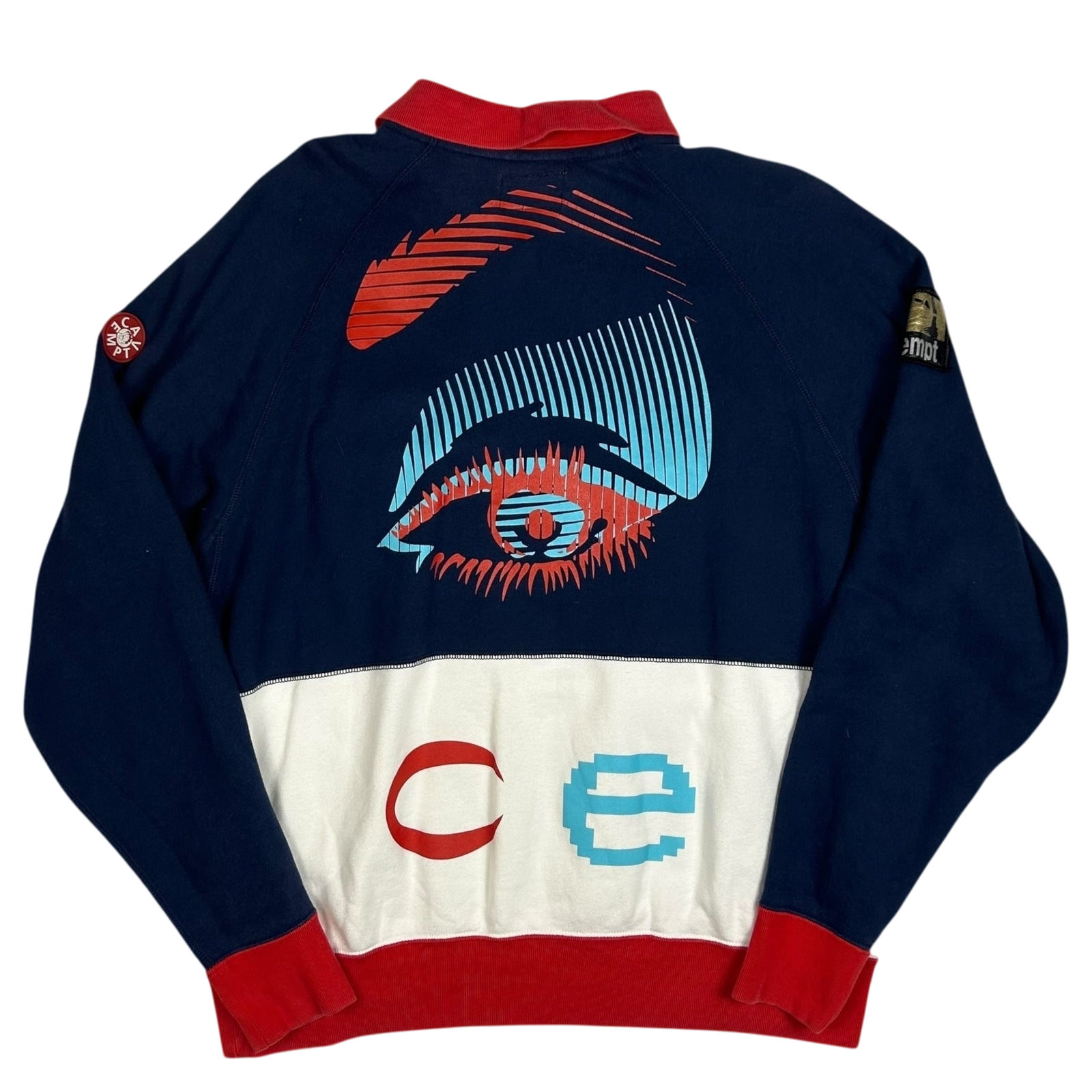 Rare Cav Empt CAV-UAL Collared Sweatshirt (Size M) thumbnail 2
