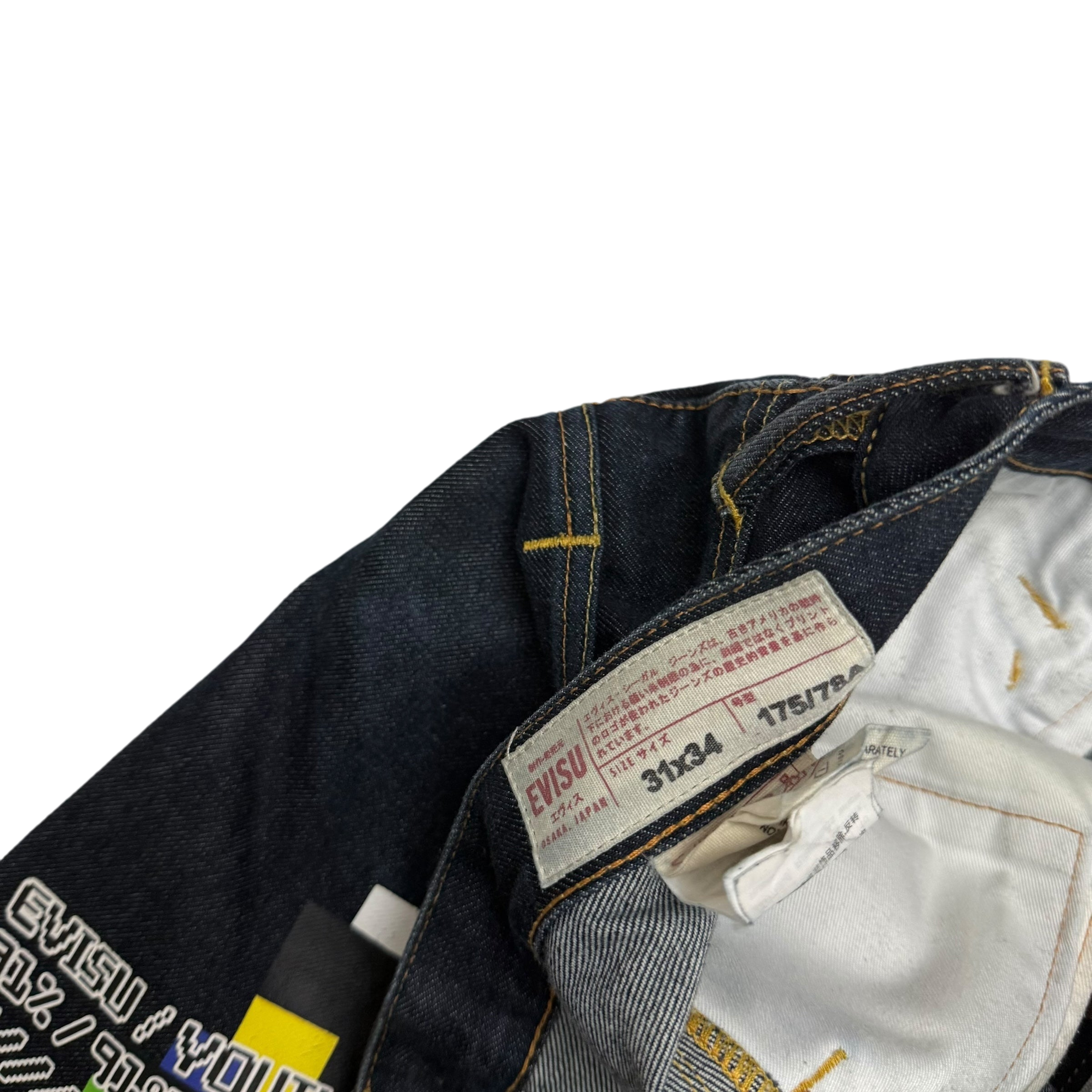 Evisu Pixel Diacock Logo Jeans (Size 31”) thumbnail 5