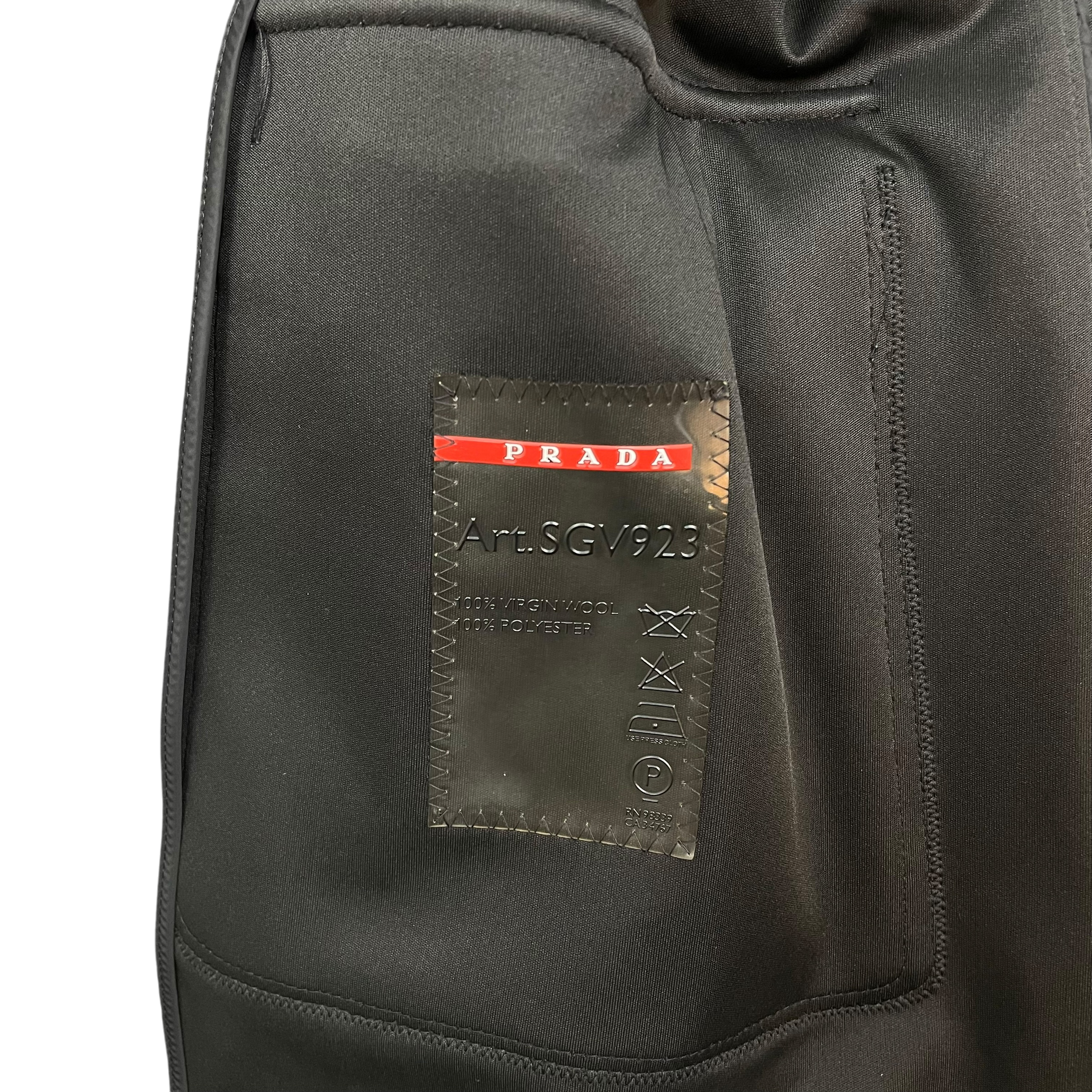 Prada 2007 Wool Buckle Clasp Duffle Coat Black (Size L) thumbnail 4
