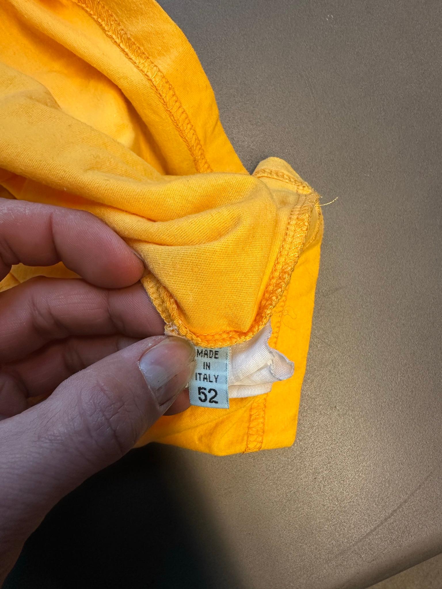 Maison Margiela Line 10 Graphic T-Shirt Yellow (Size 10) thumbnail 3