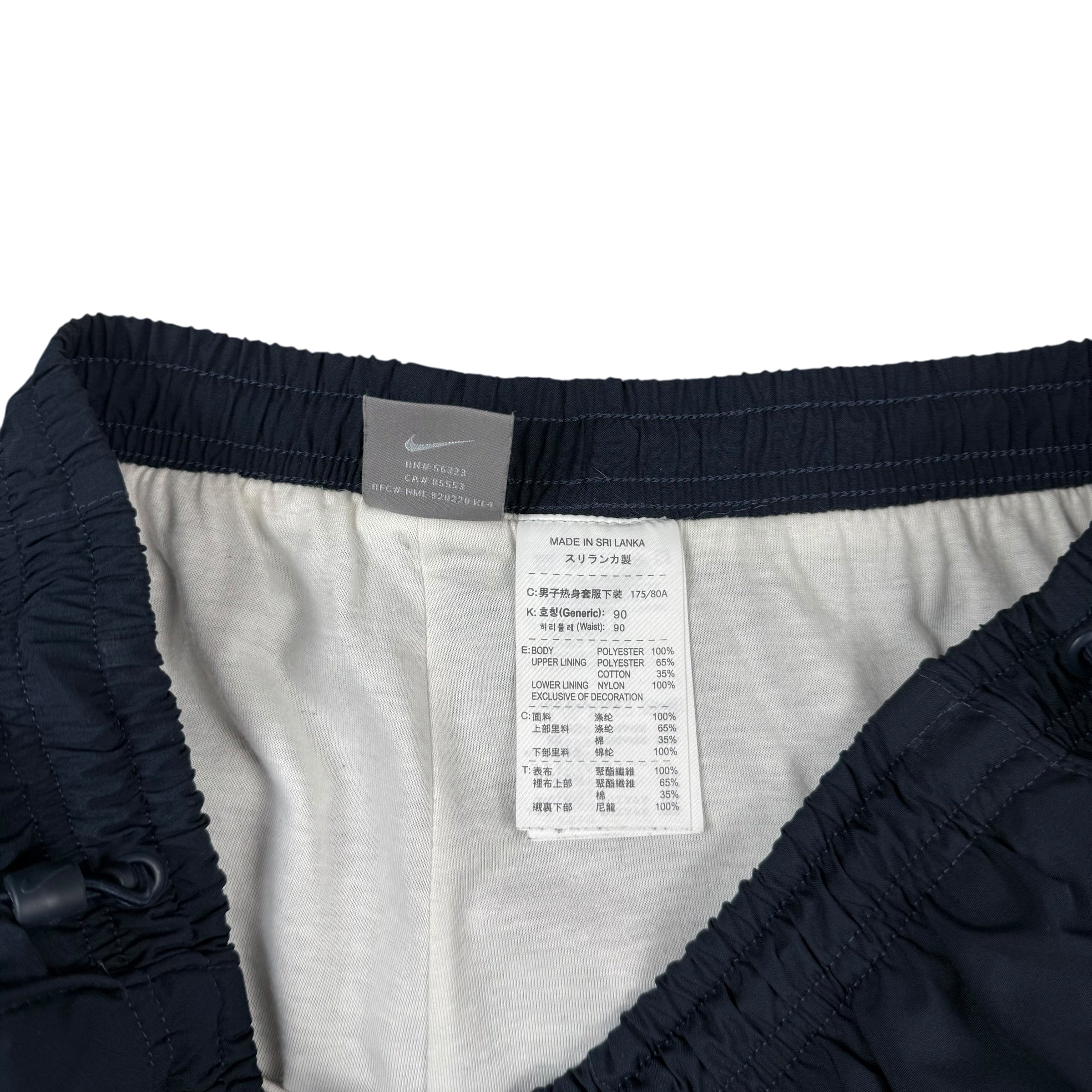 Nike 00s Embroidered Logo Navy Track Pants (part of set) (Size L) thumbnail 6