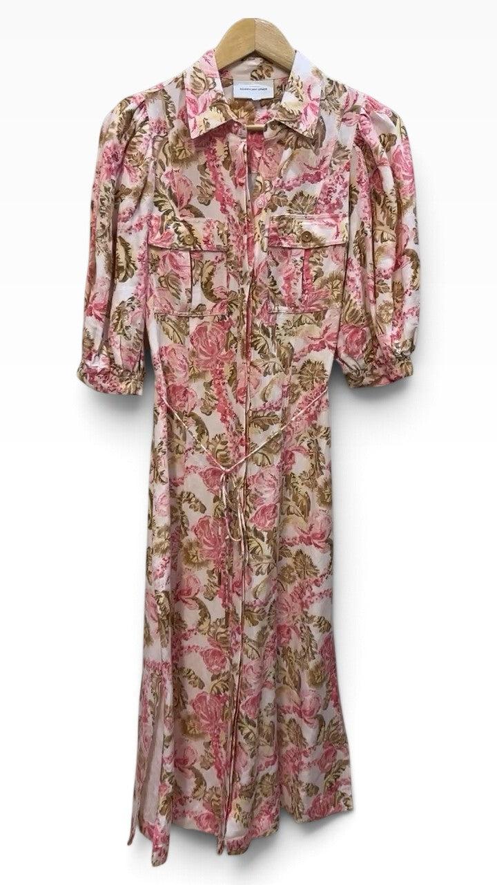 Significant Other Pink Floral Dress 4